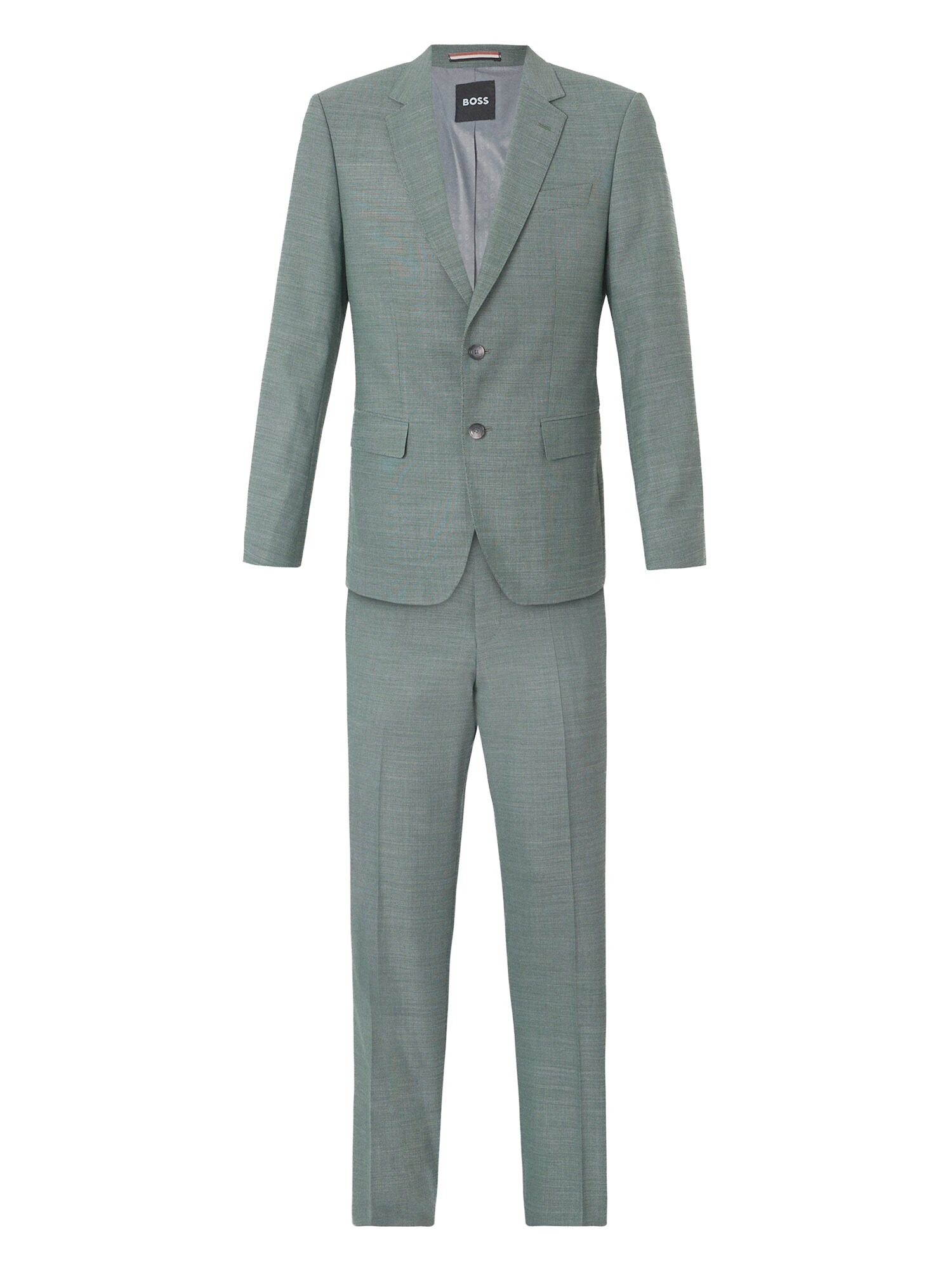 BOSS Costum H-Huge  verde amestecat