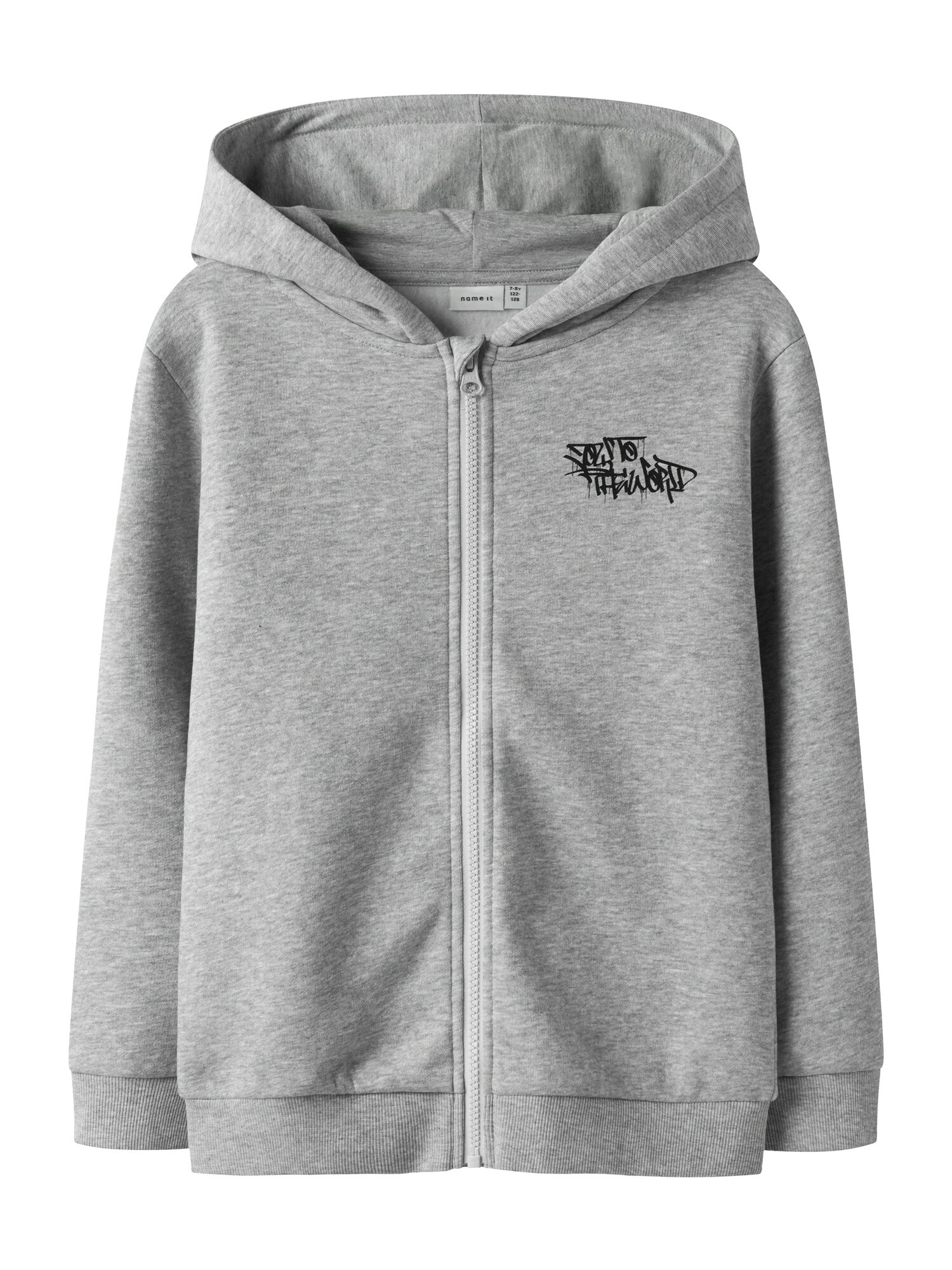 NAME IT Hanorac NKMBEN  gri amestecat / negru