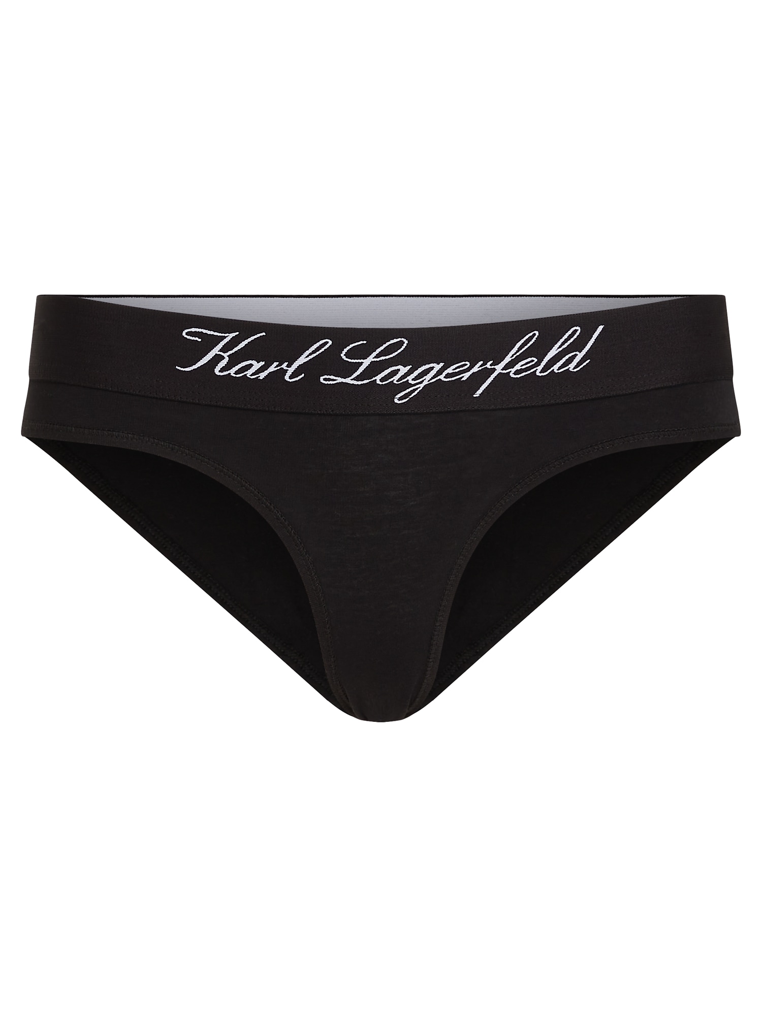 Karl Lagerfeld Spodnje hlačke 'Hotel'  črna / bela