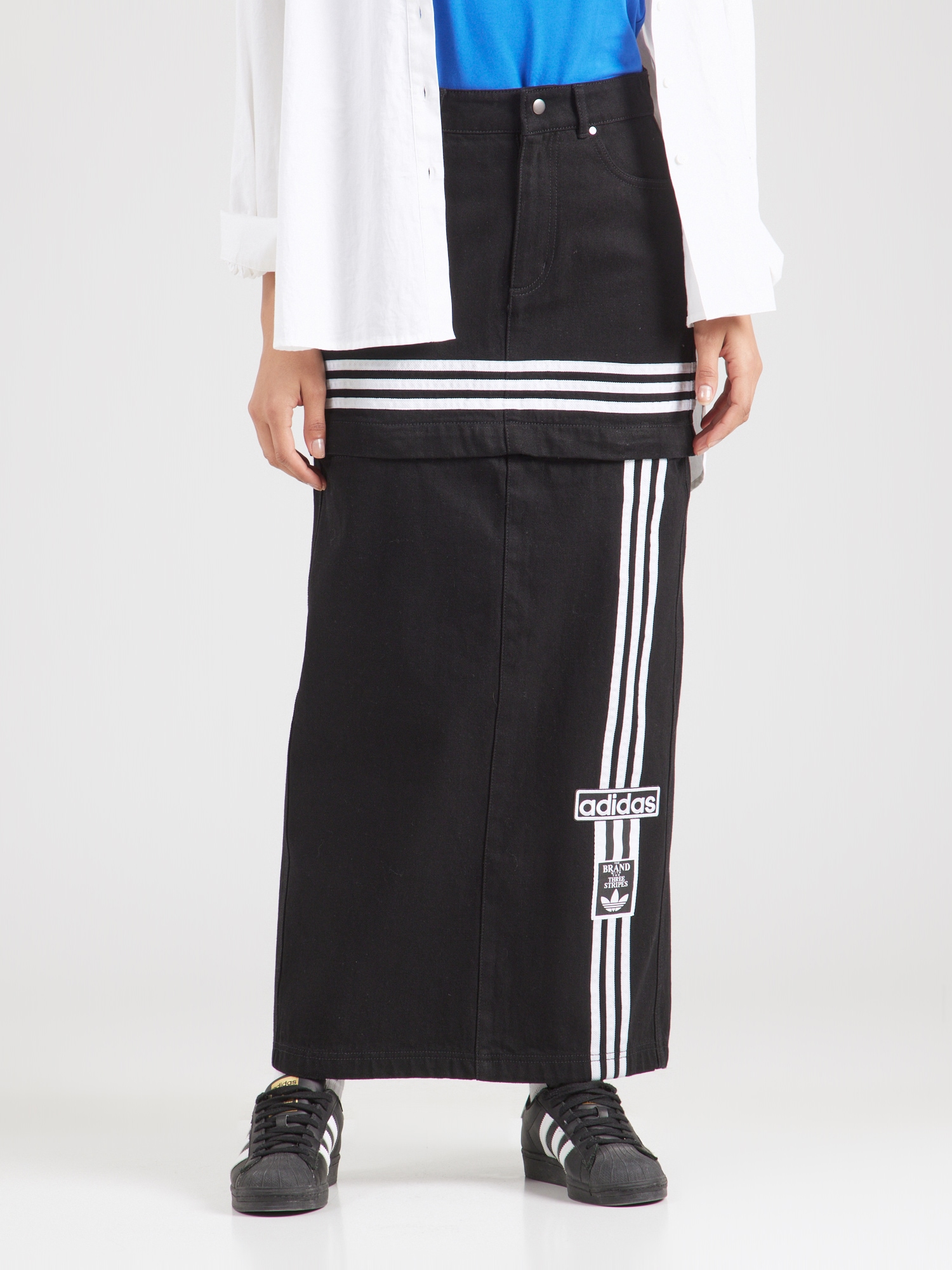 ADIDAS ORIGINALS Szoknyák  fekete / fehér termék 2. képe