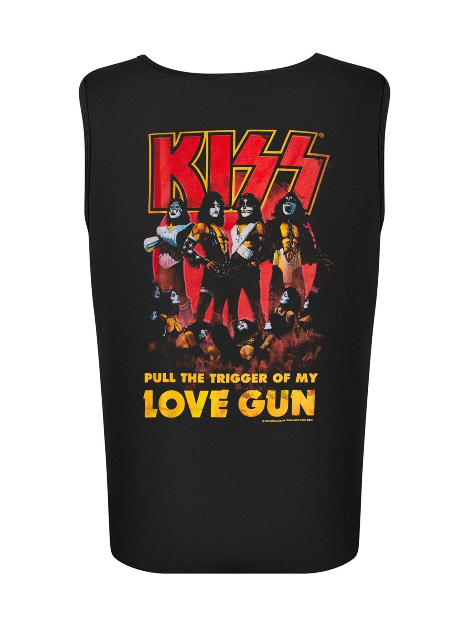 T-shirt 'Kiss Love Gun Tank-top'