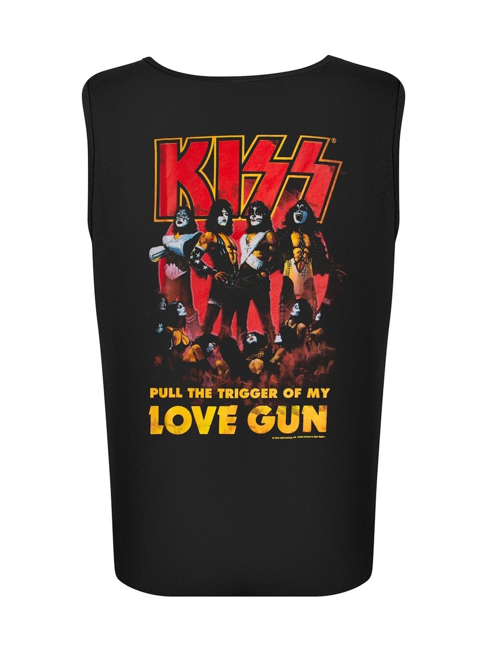 T-shirt 'Kiss Love Gun Tank-top'
