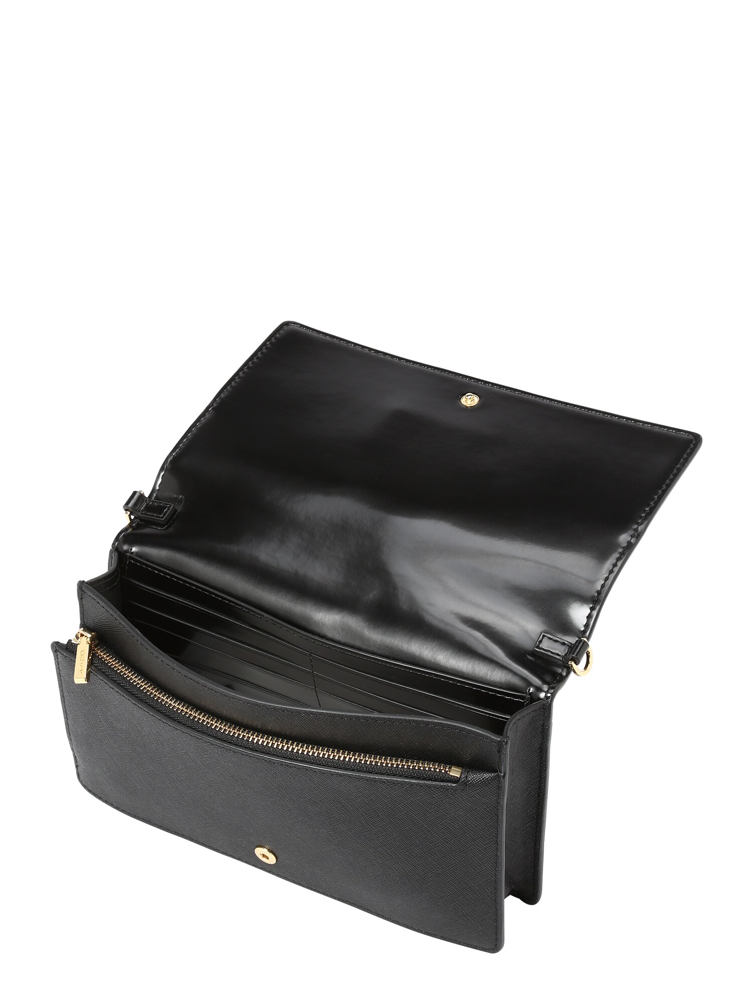 DKNY Bolso de noche 'Echo'  oro / negro