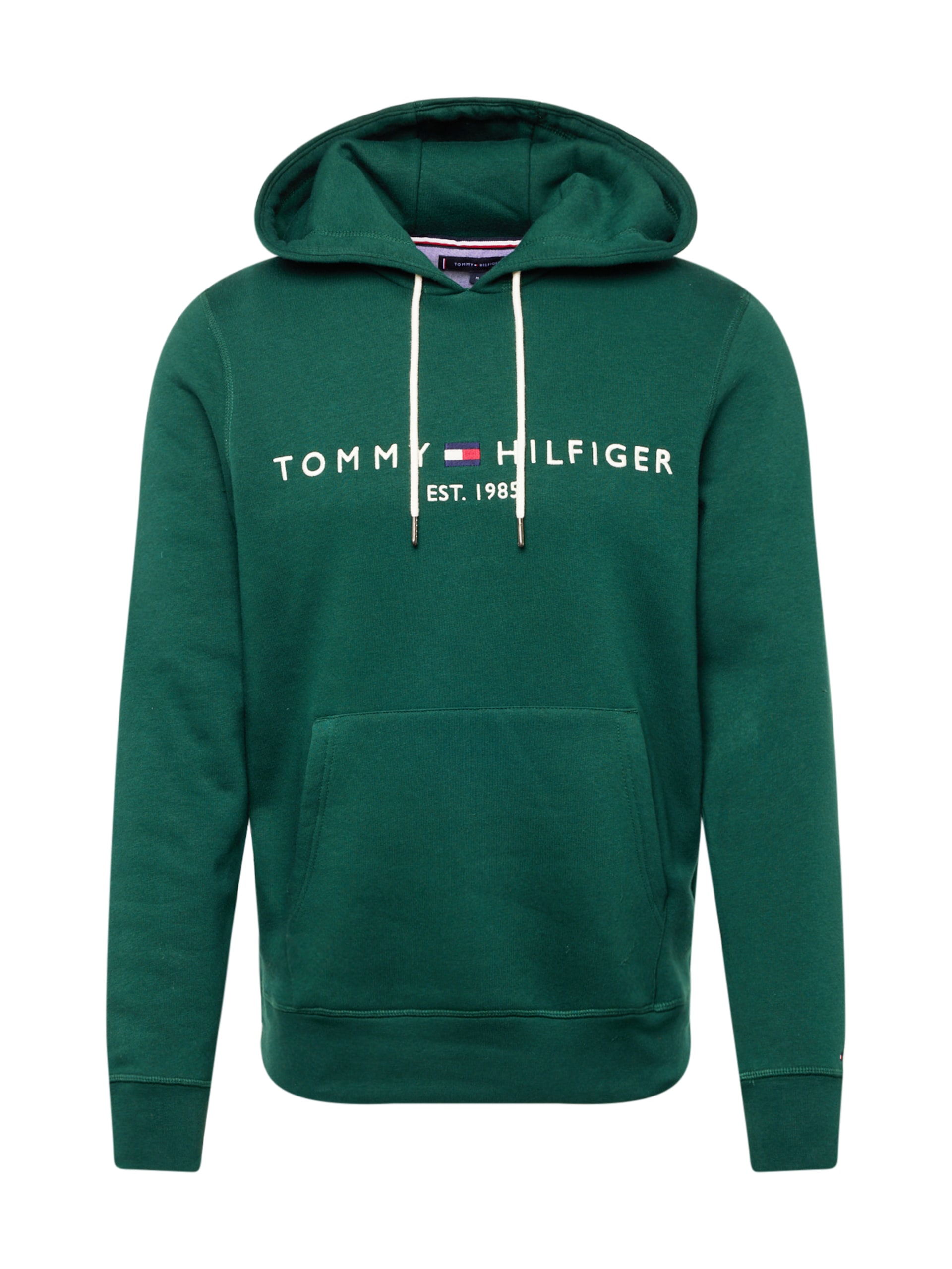 TOMMY HILFIGER Sweatshirt mörkgrön / röd herr