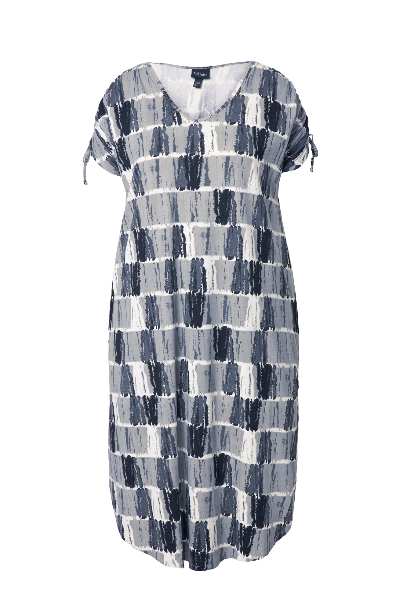 Ulla Popken Rochie  gri grafit / gri deschis / negru / alb murdar