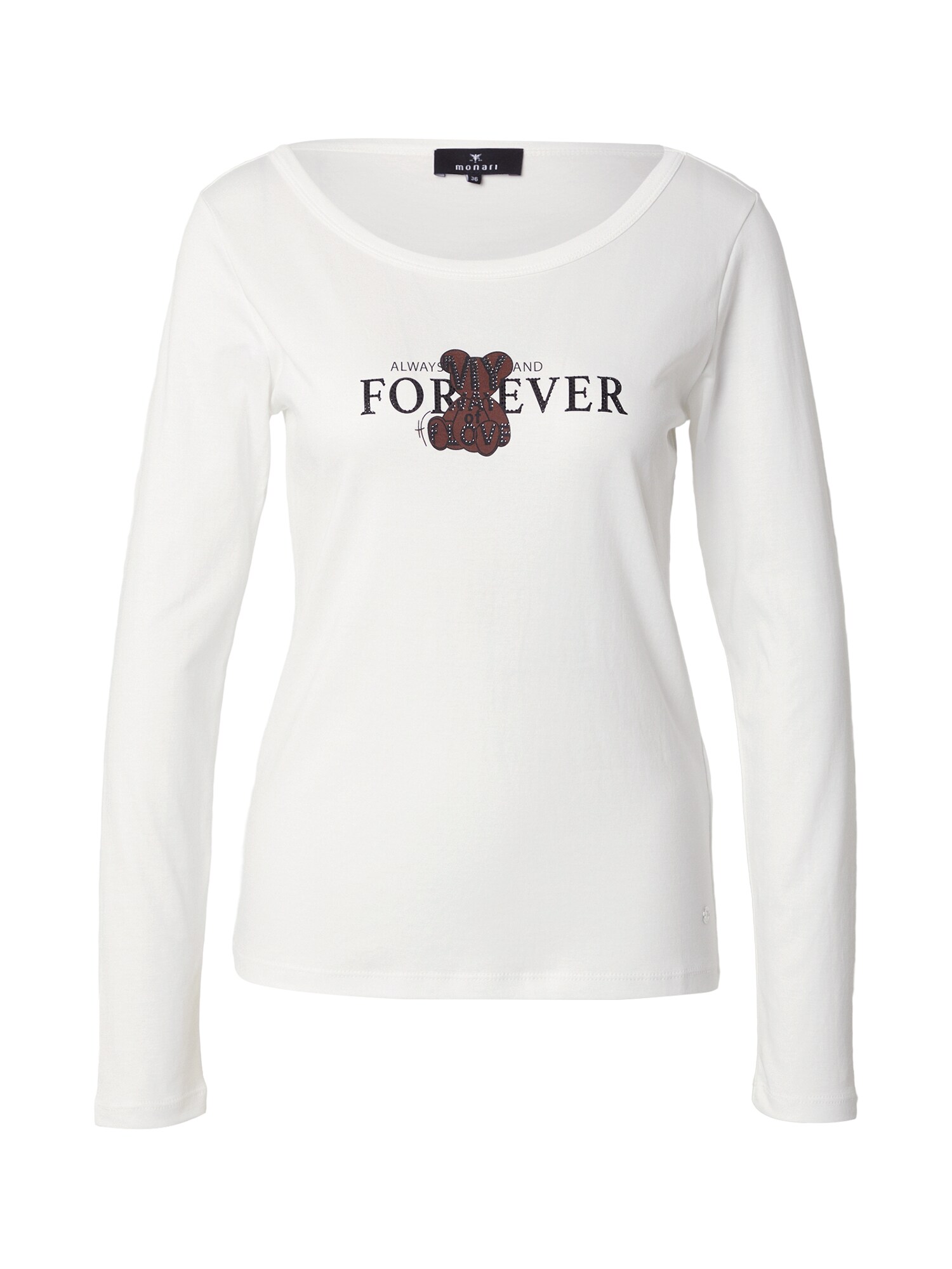 monari Tricou  maro închis / negru / alb