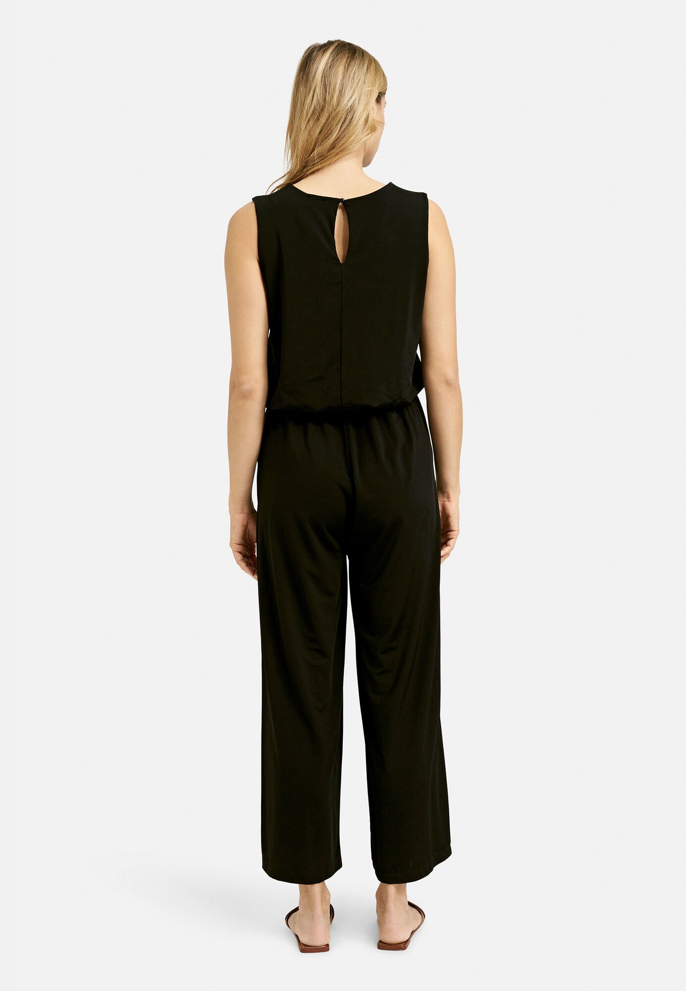 Thumbnail - Milano Italy Jumpsuit mit V-Neck und weitem Bein