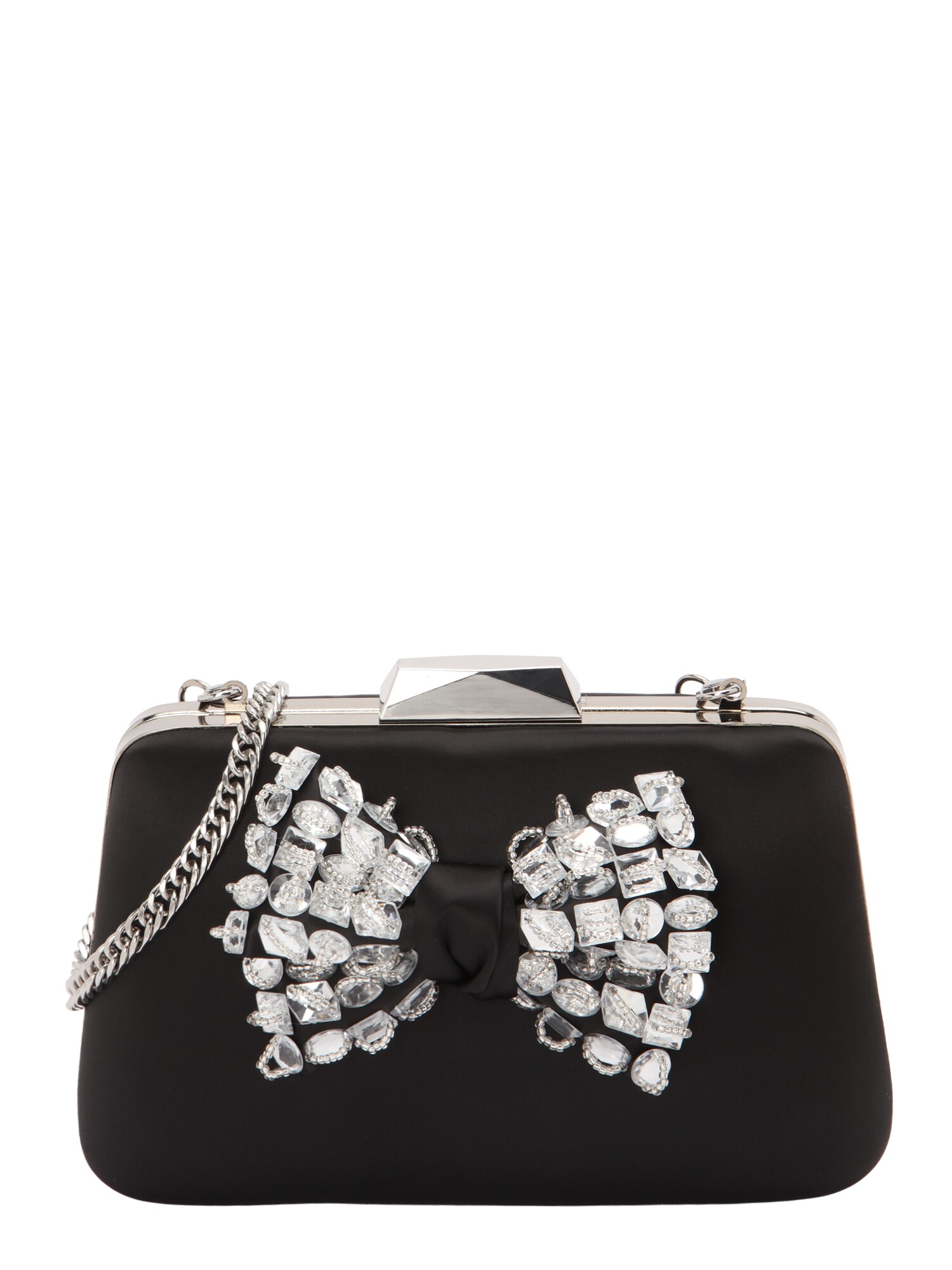 STEVE MADDEN Clutch Loan  negru / argintiu
