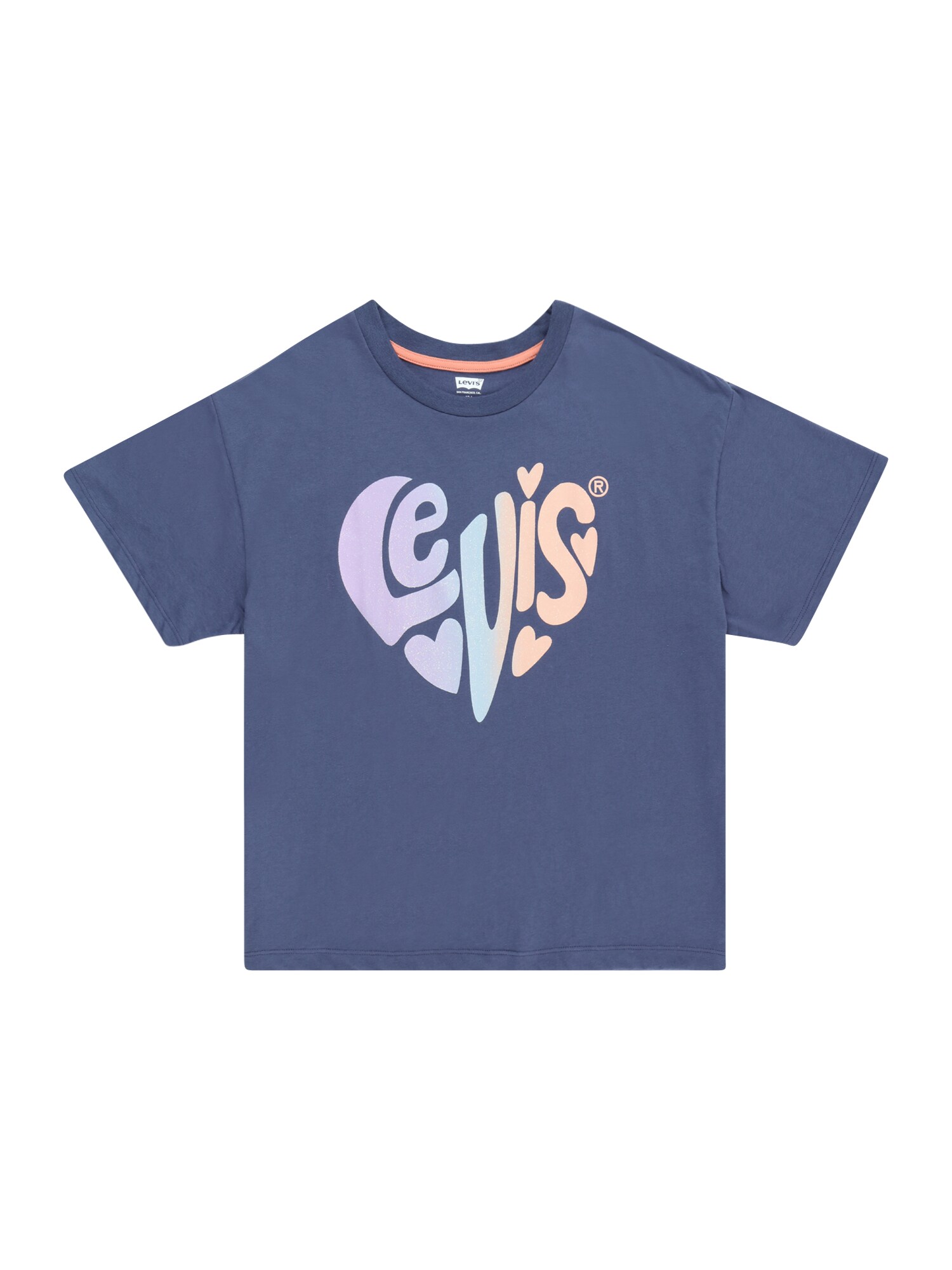 Levi's Kids Tričko  námornícka modrá / svetlomodrá / pastelovo fialová / marhuľová