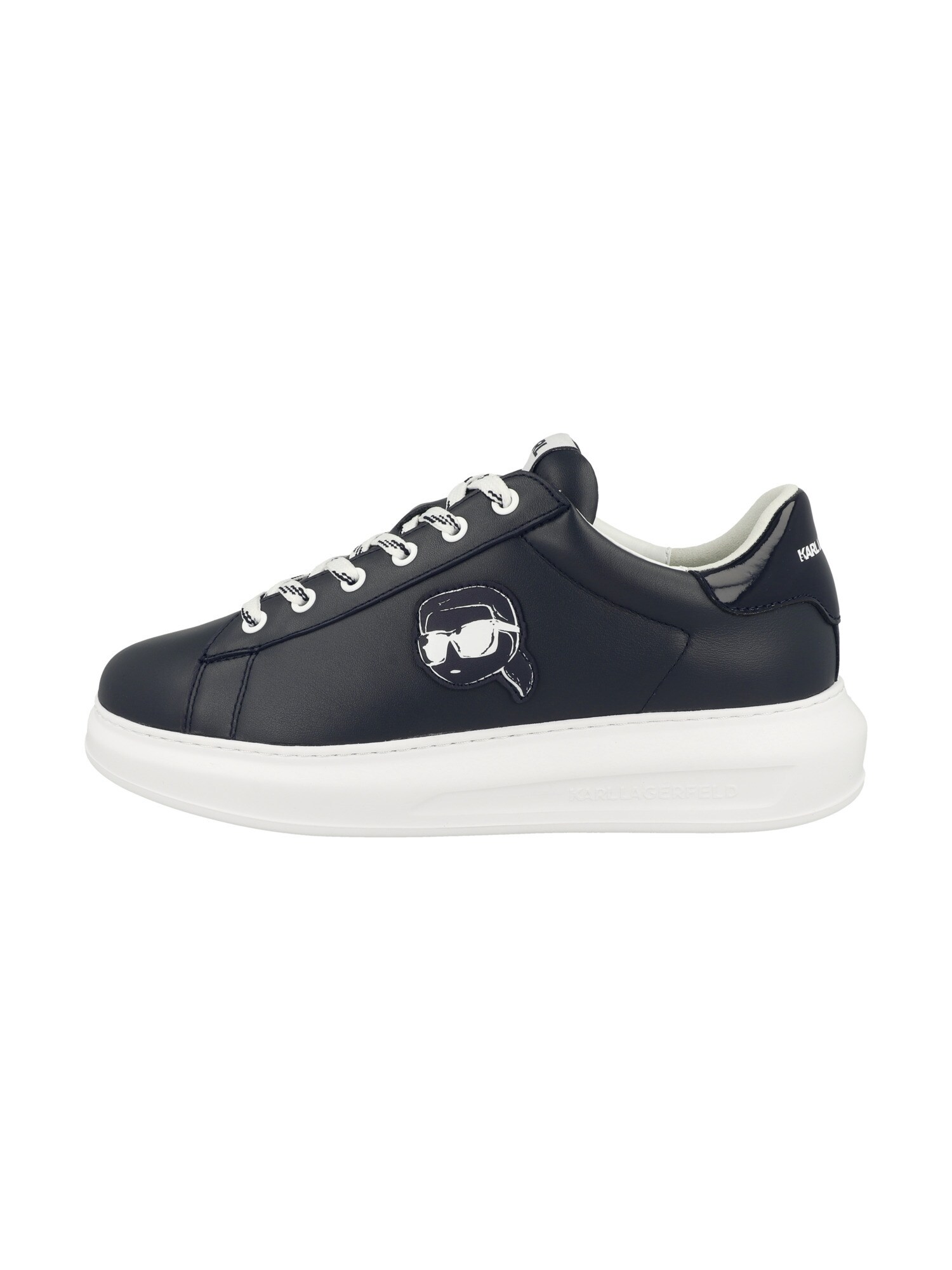 Karl Lagerfeld Zapatillas deportivas bajas ' Kapri '  negro / blanco