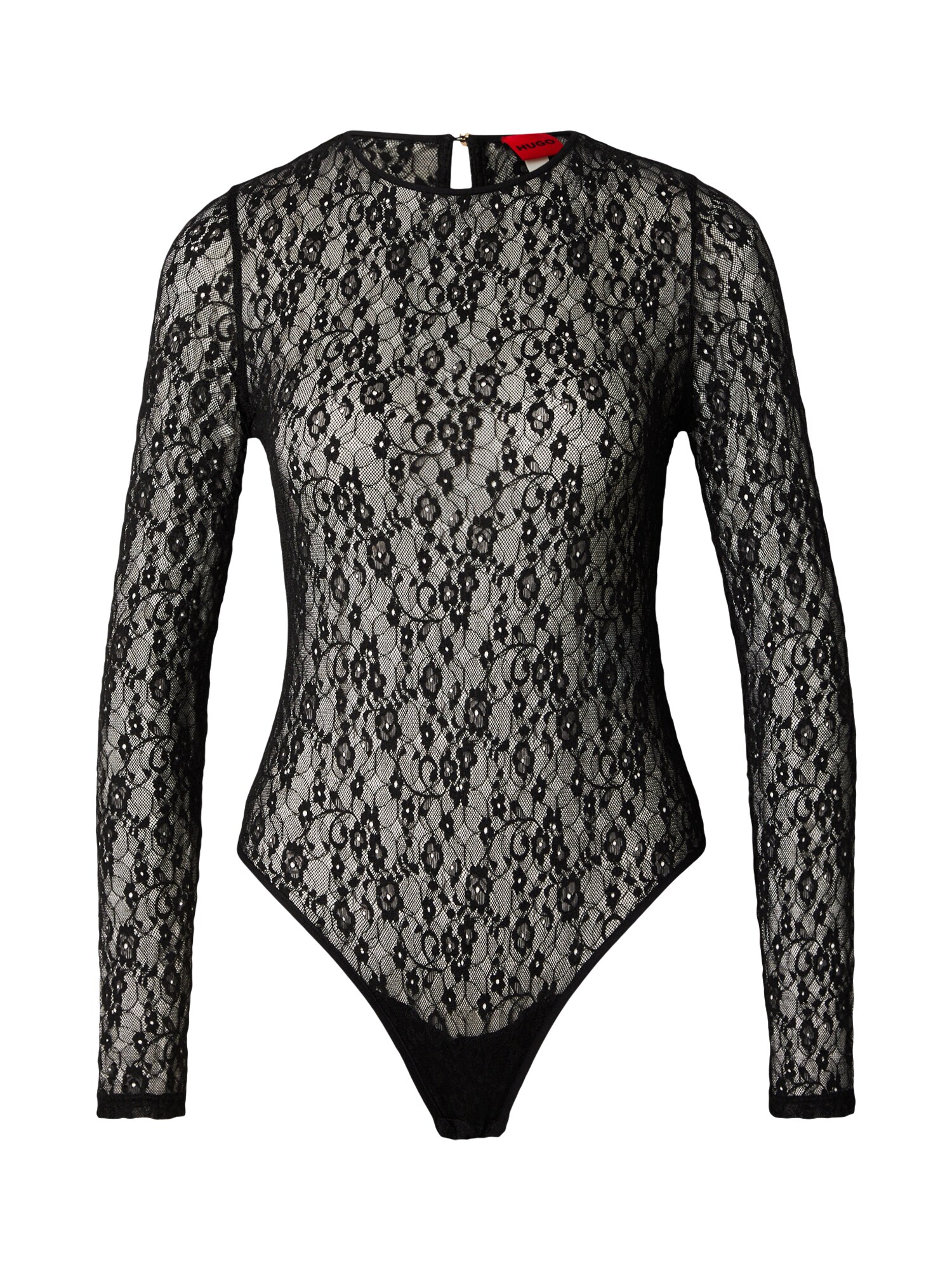 HUGO Tricou body Dulietta  negru