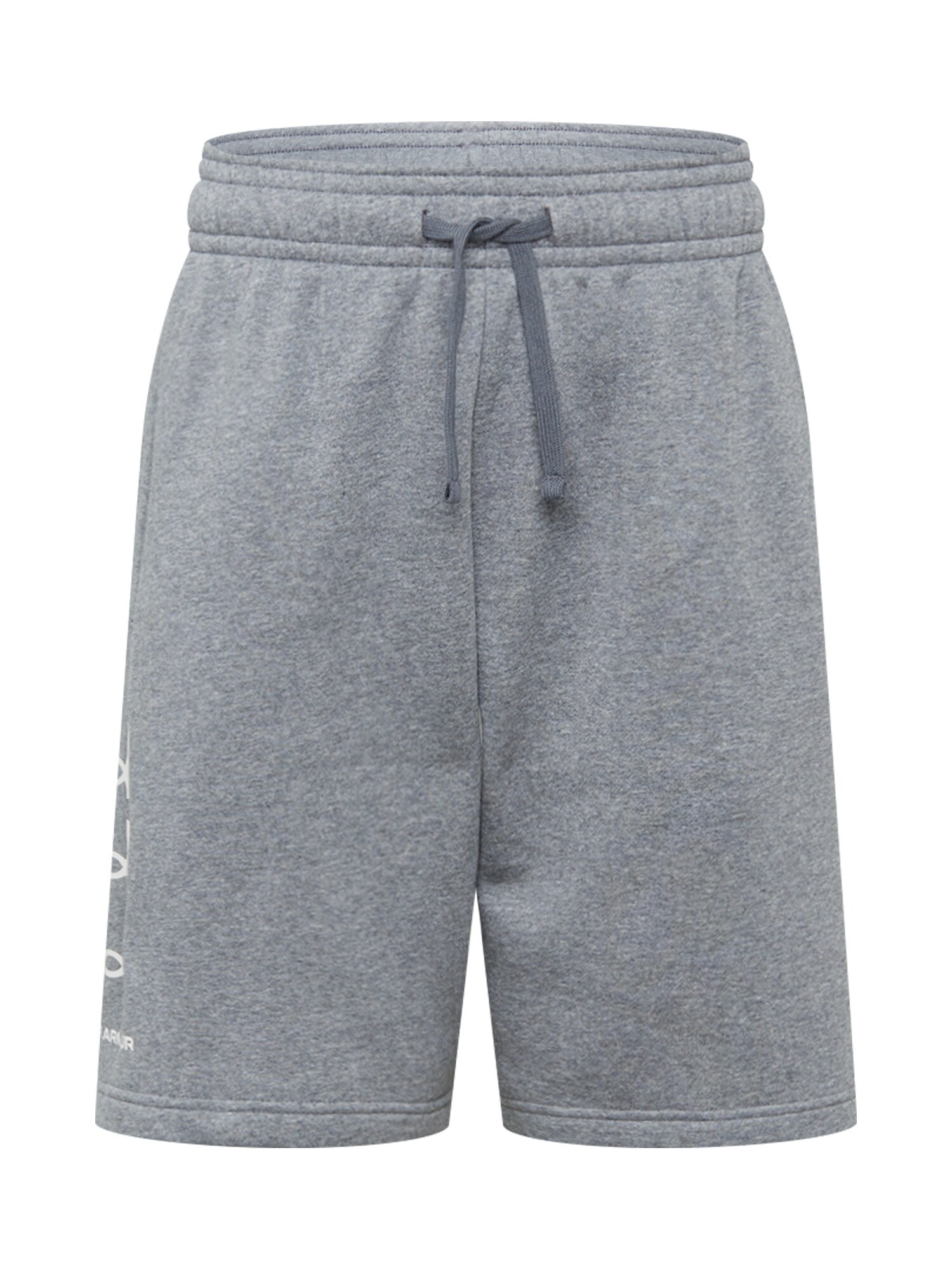 UNDER ARMOUR Sportinės kelnės 'UA Rival Flc Multilogo Short'  pilka