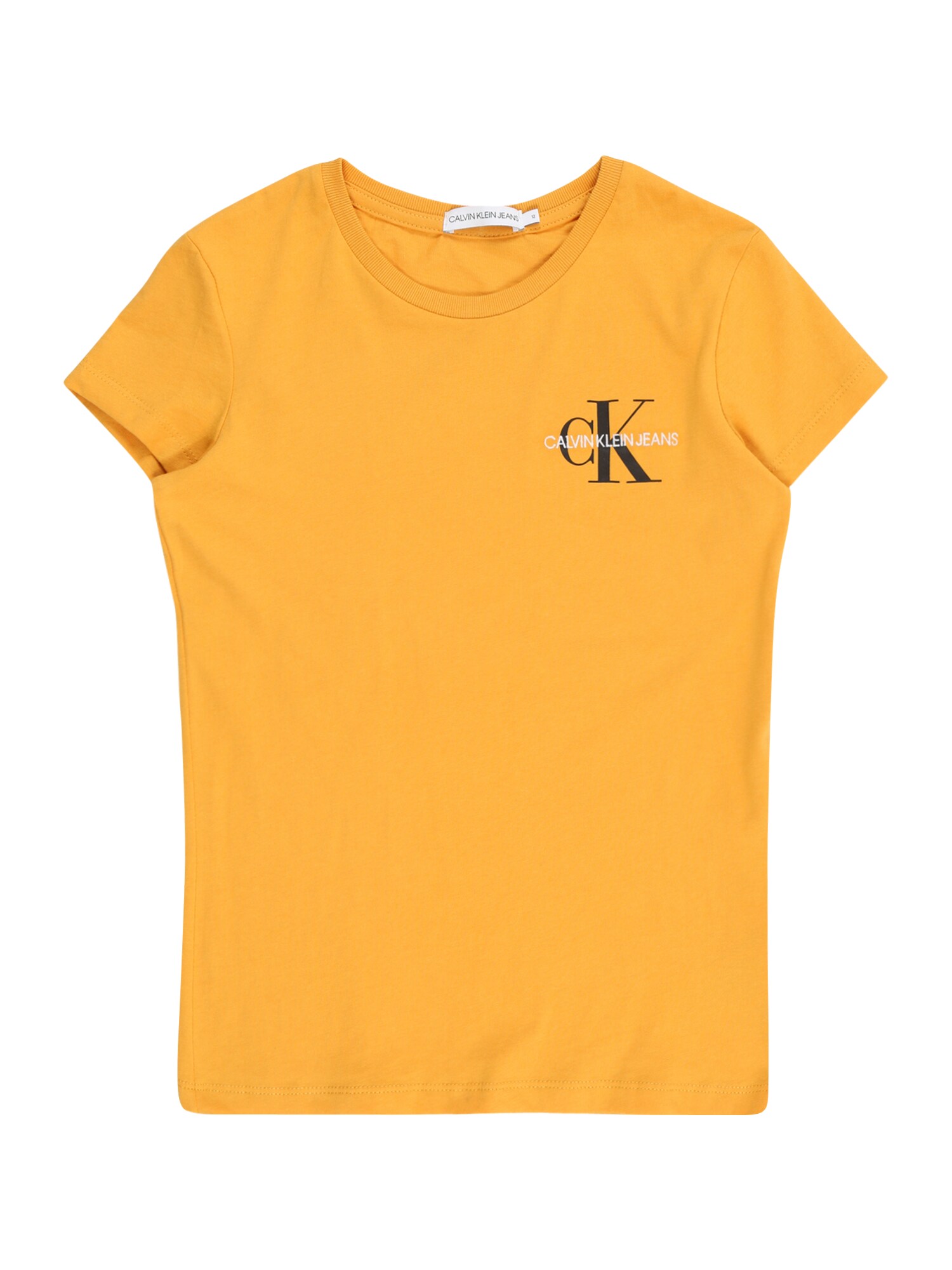 Calvin Klein Jeans Marškinėliai  geltona / juoda