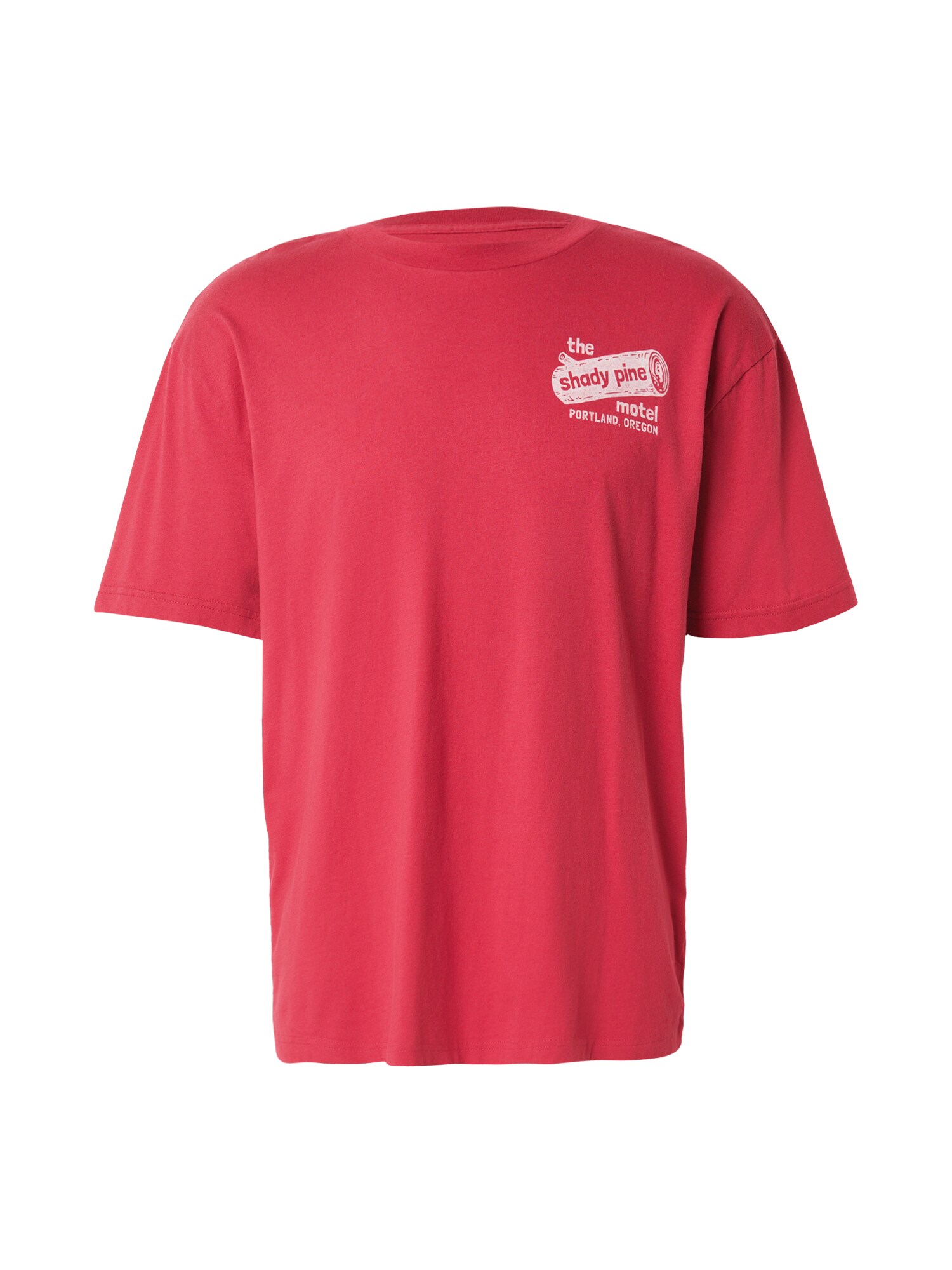 HOLLISTER Tricou  roșu / alb