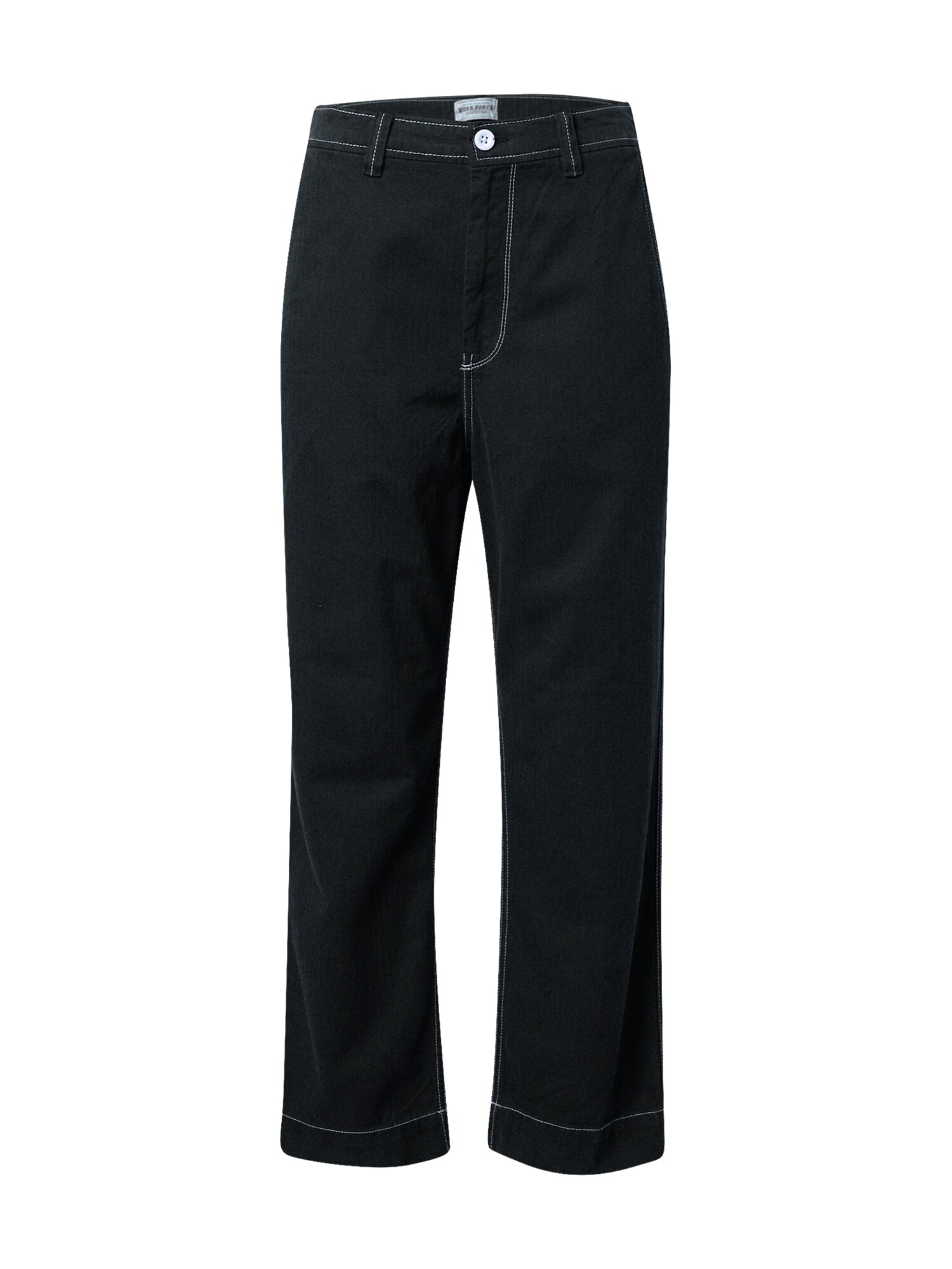 GAP Kelnės 'Workforce Carpenter'  juoda / balta