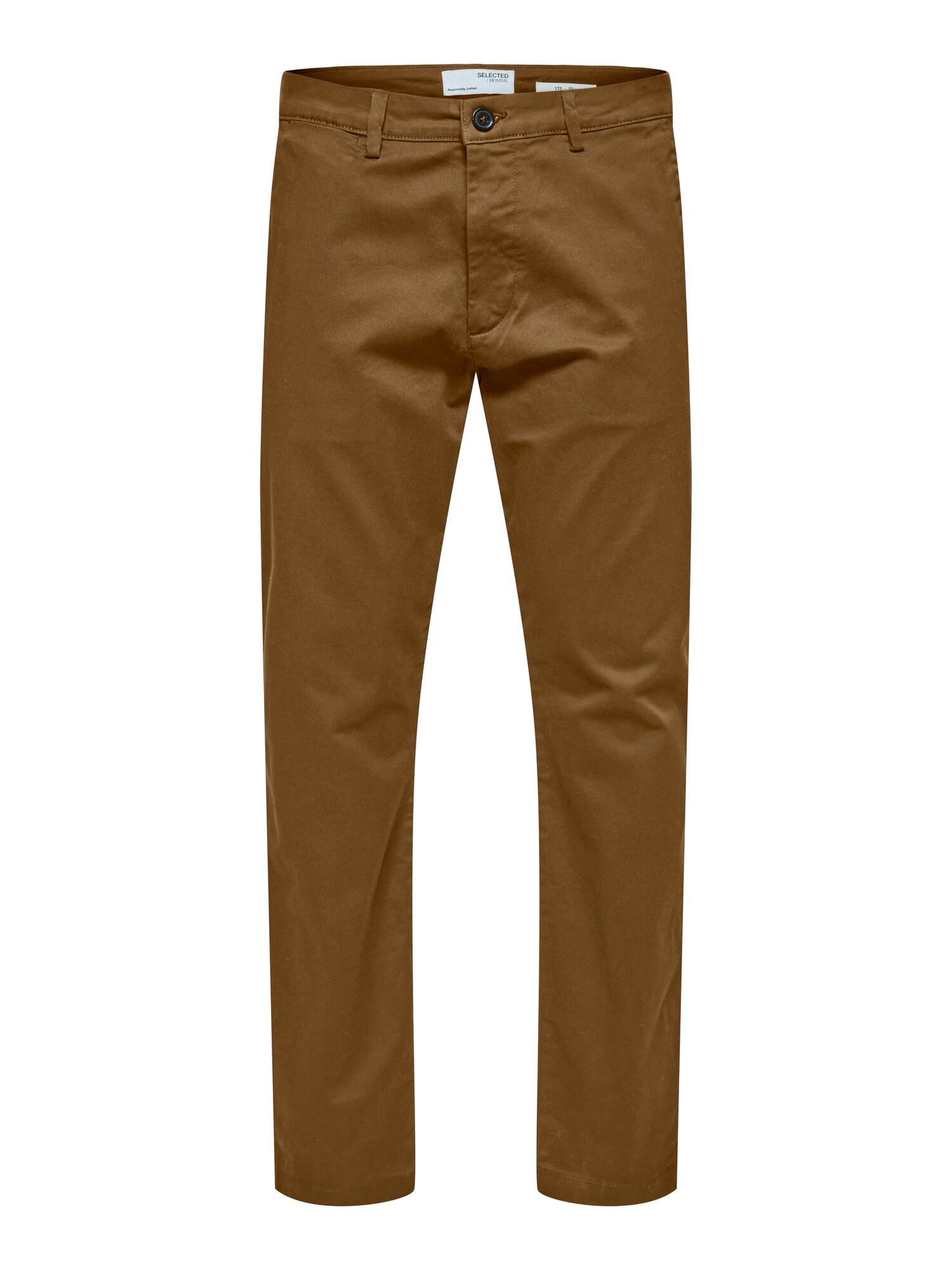 SELECTED HOMME Chino nohavice 'SLHNEW MILES'  koňaková