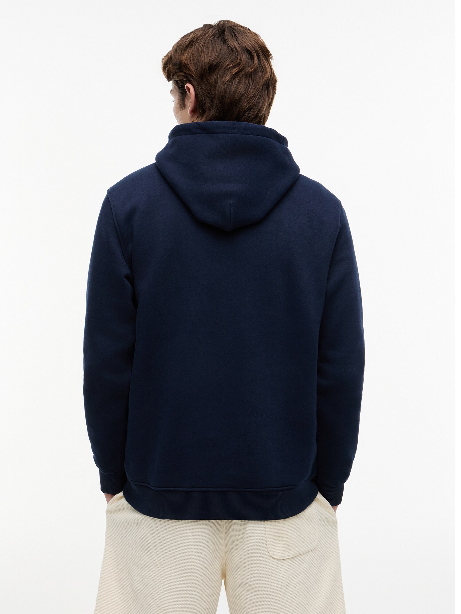 Tommy Jeans Mikina tmavomodrá / biela (obrázok 3)
