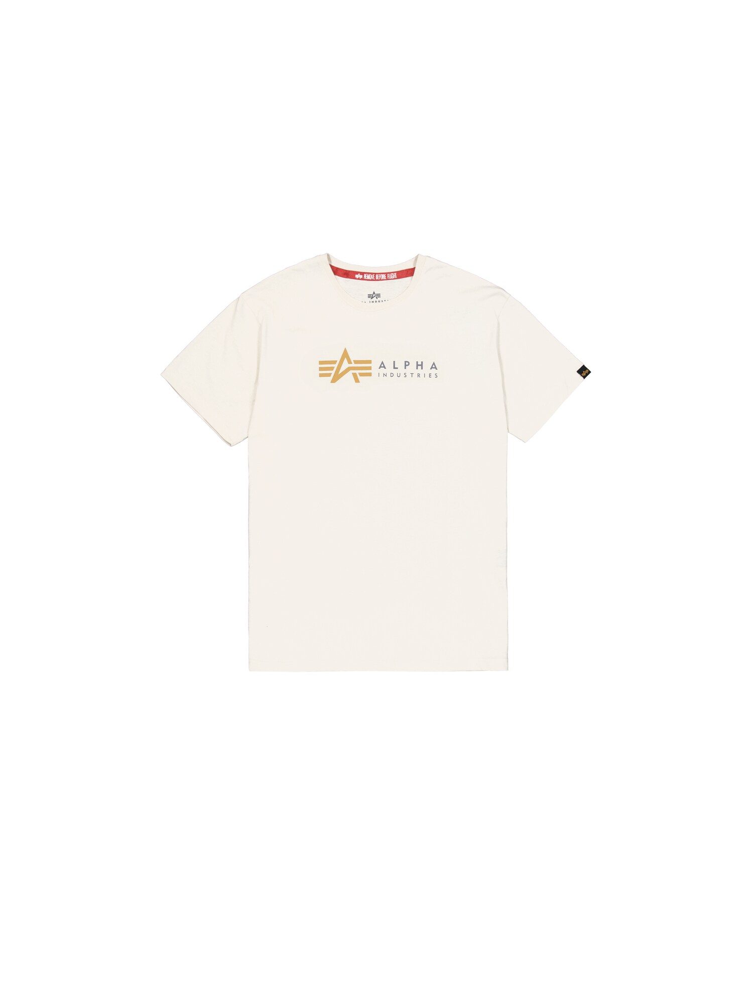 ALPHA INDUSTRIES Póló  méz / szürke / fehér akciós termékkép 1