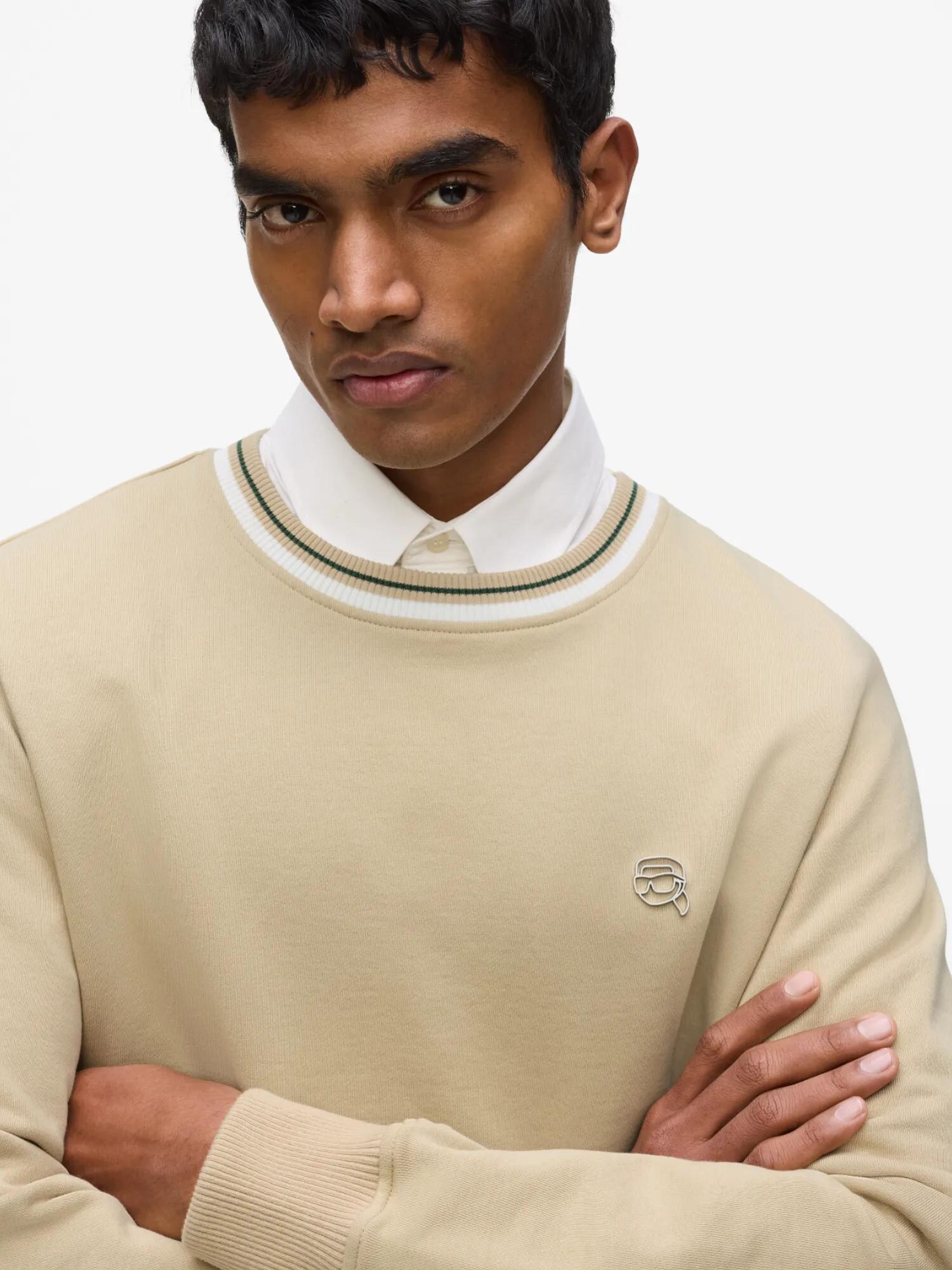 Karl Lagerfeld Sudadera  camelo – imagen 4