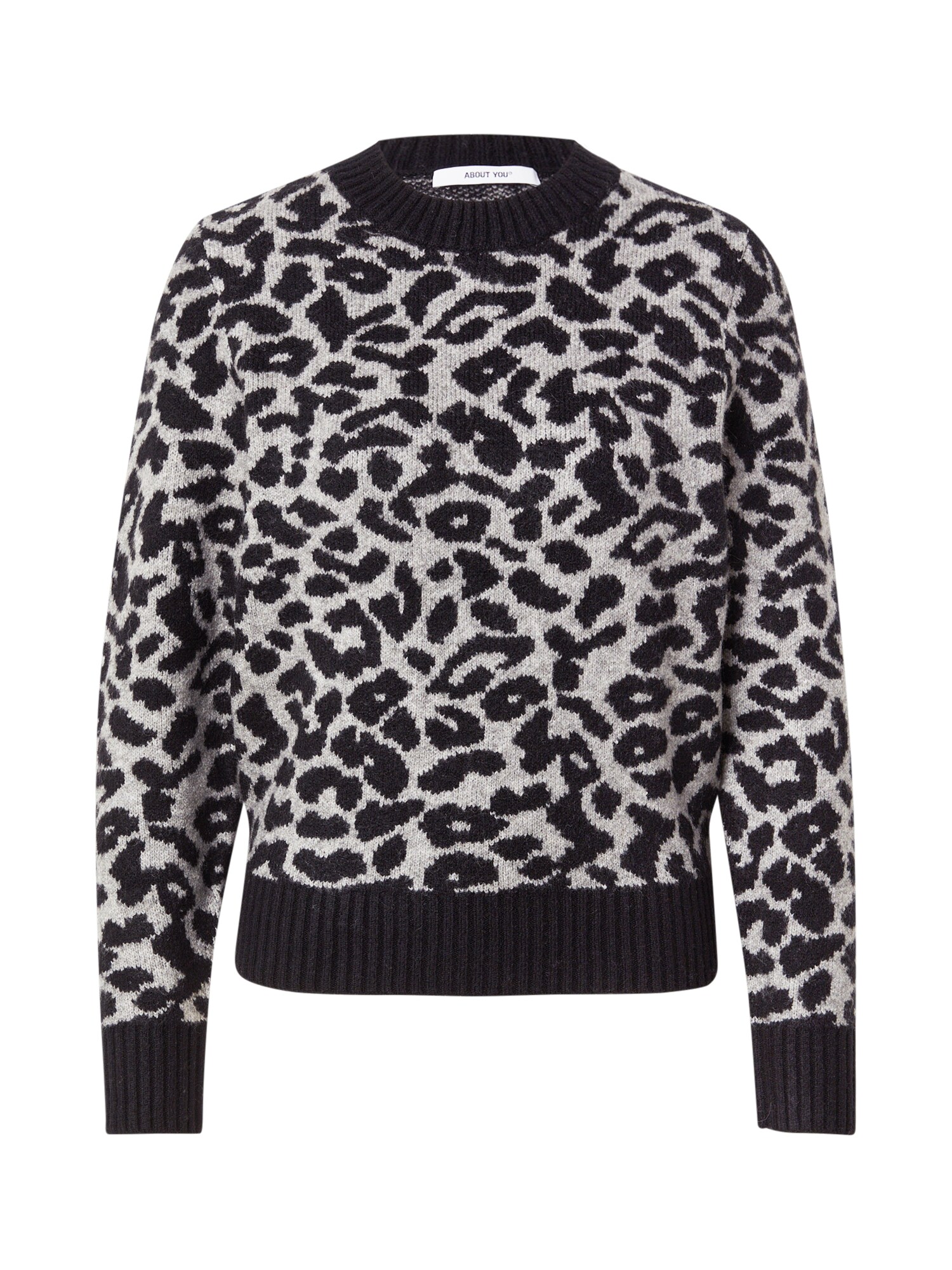ABOUT YOU Pulover Tessa  gri / negru