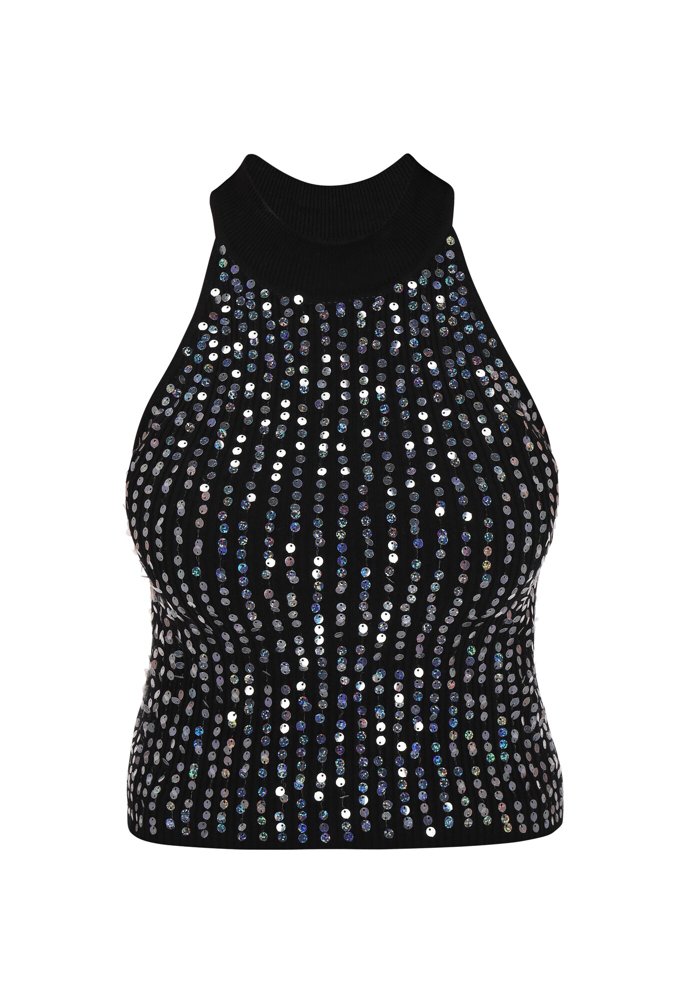 faina Top brodat Comfortable Collection  negru