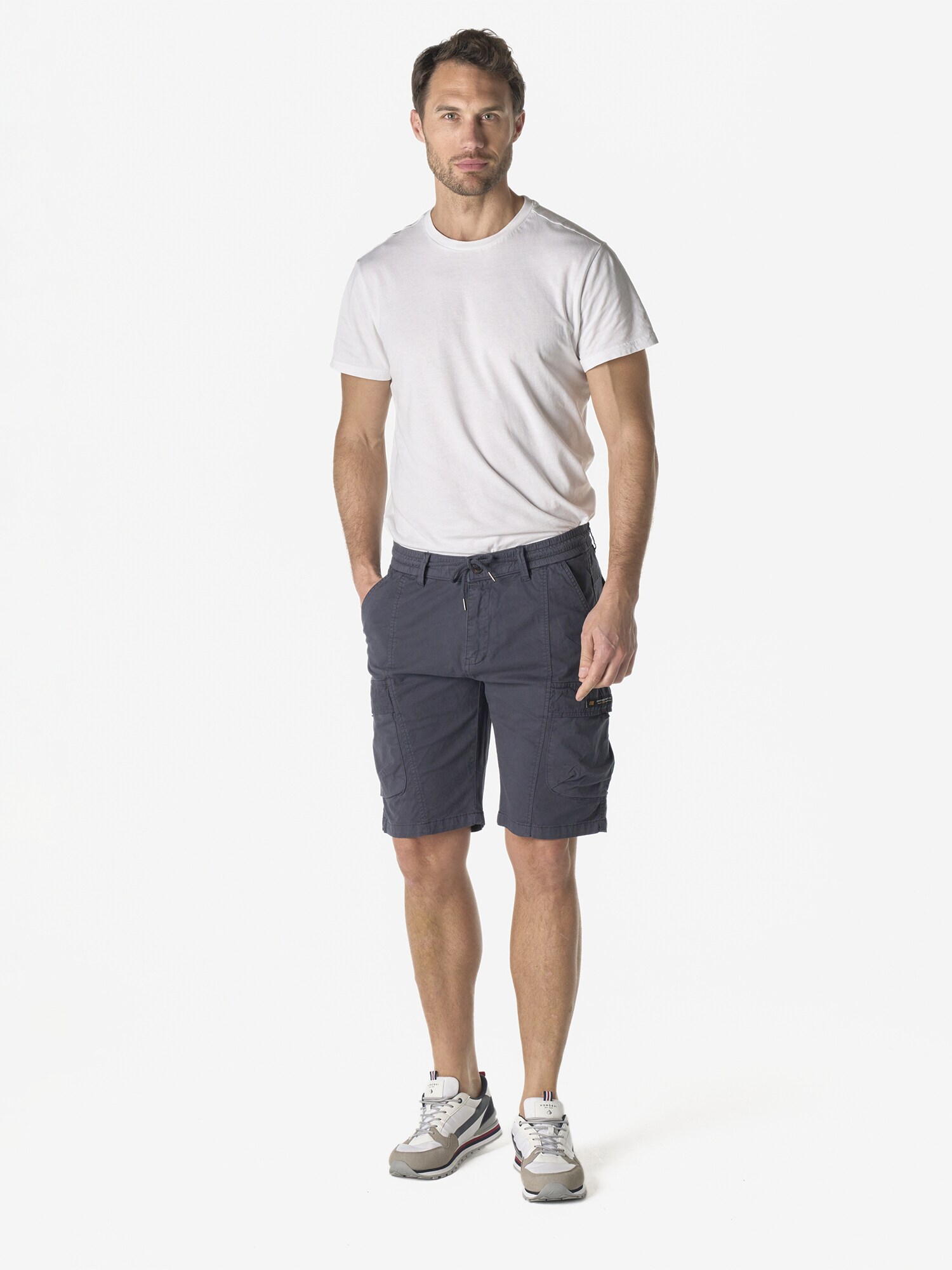 KOROSHI Pantaloni cu buzunare  bleumarin