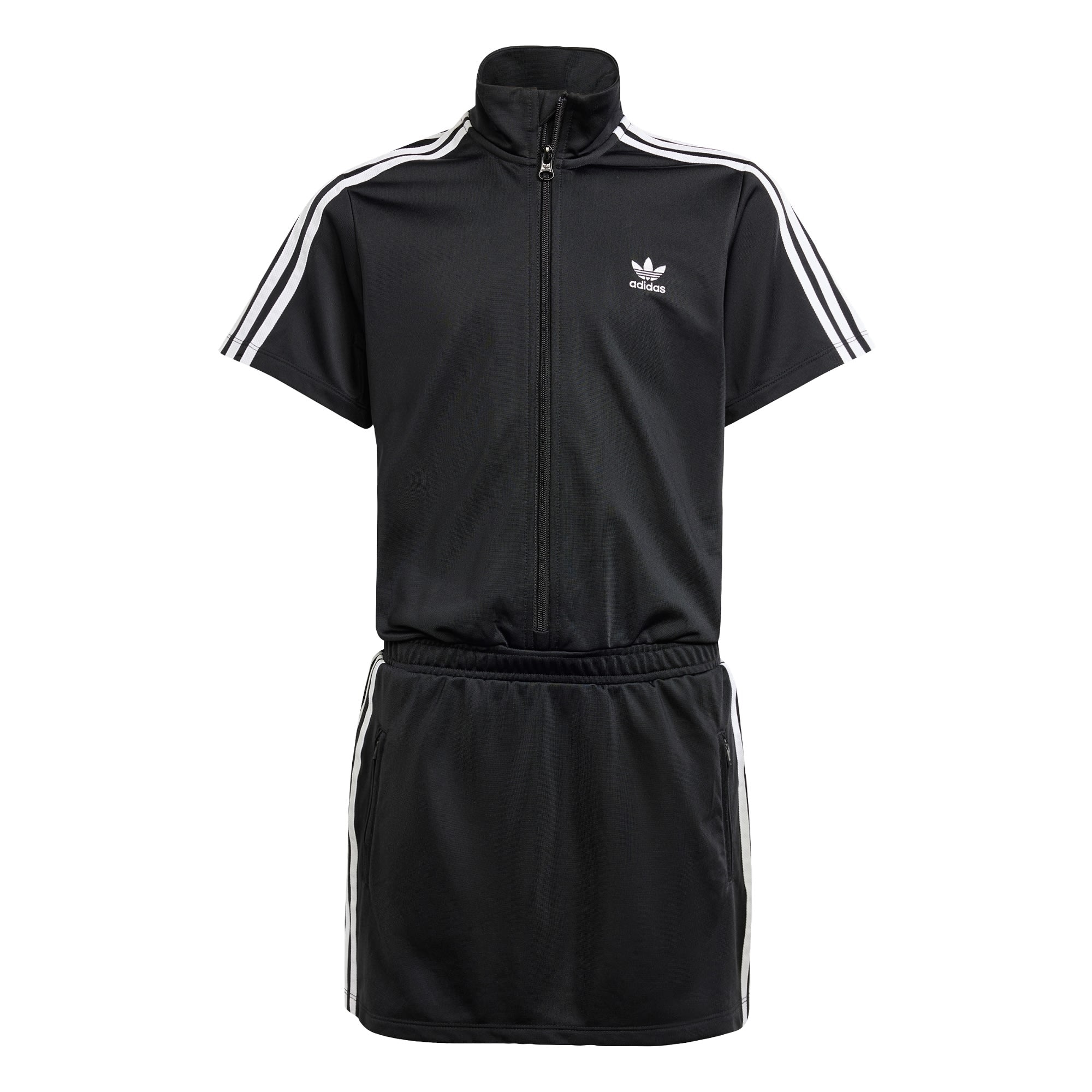 ADIDAS ORIGINALS Rochie Firebird  negru / alb