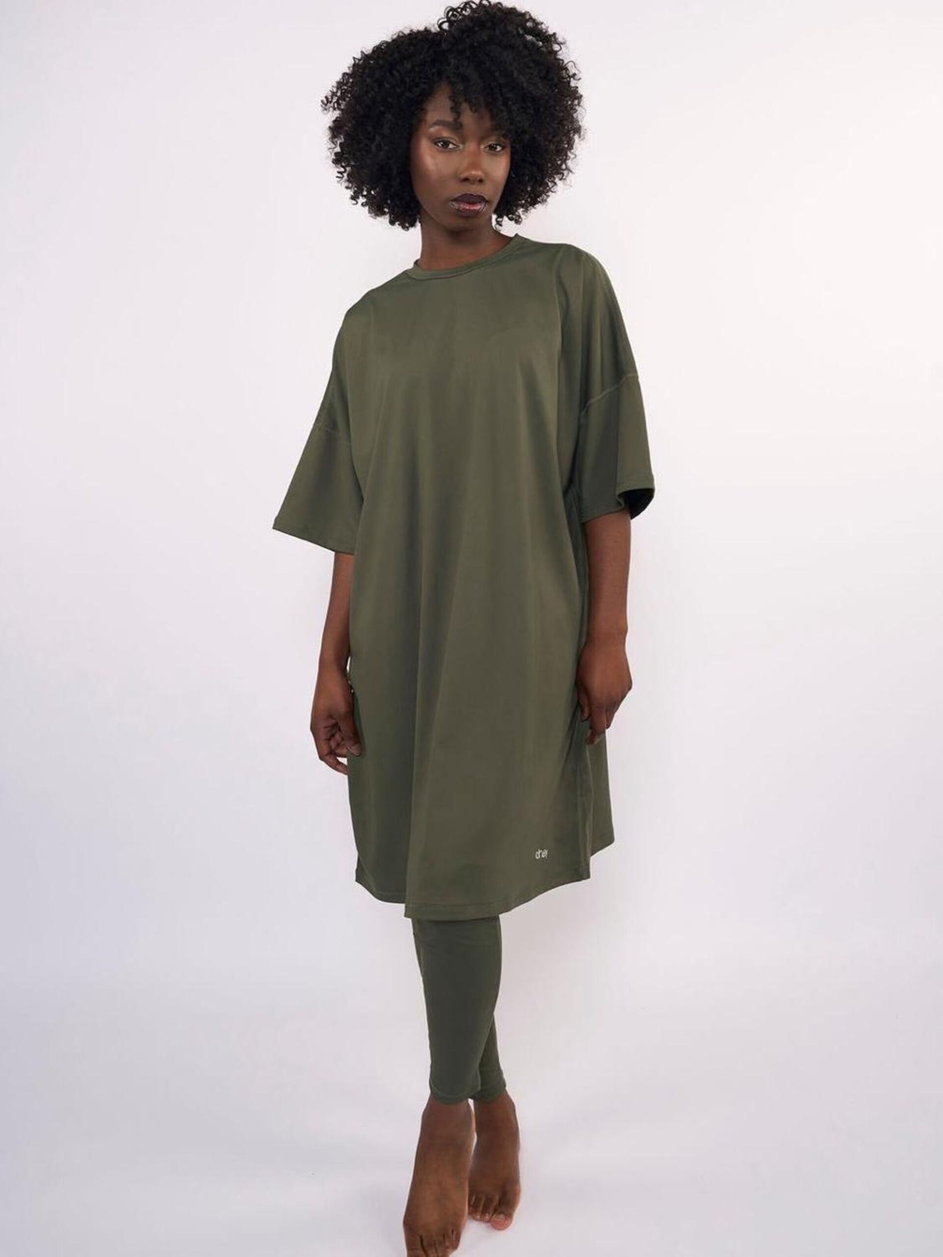 Chay Sportbaddräkt 'Chay Sea Active Burkini Swimset sport Olive Green' dam