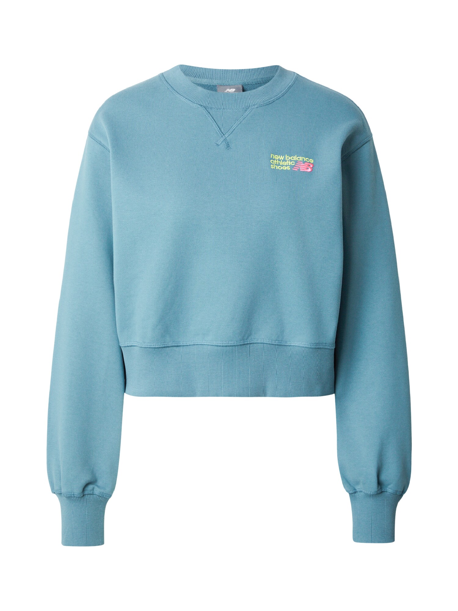 new balance Bluză de molton  cyan / galben / roz deschis