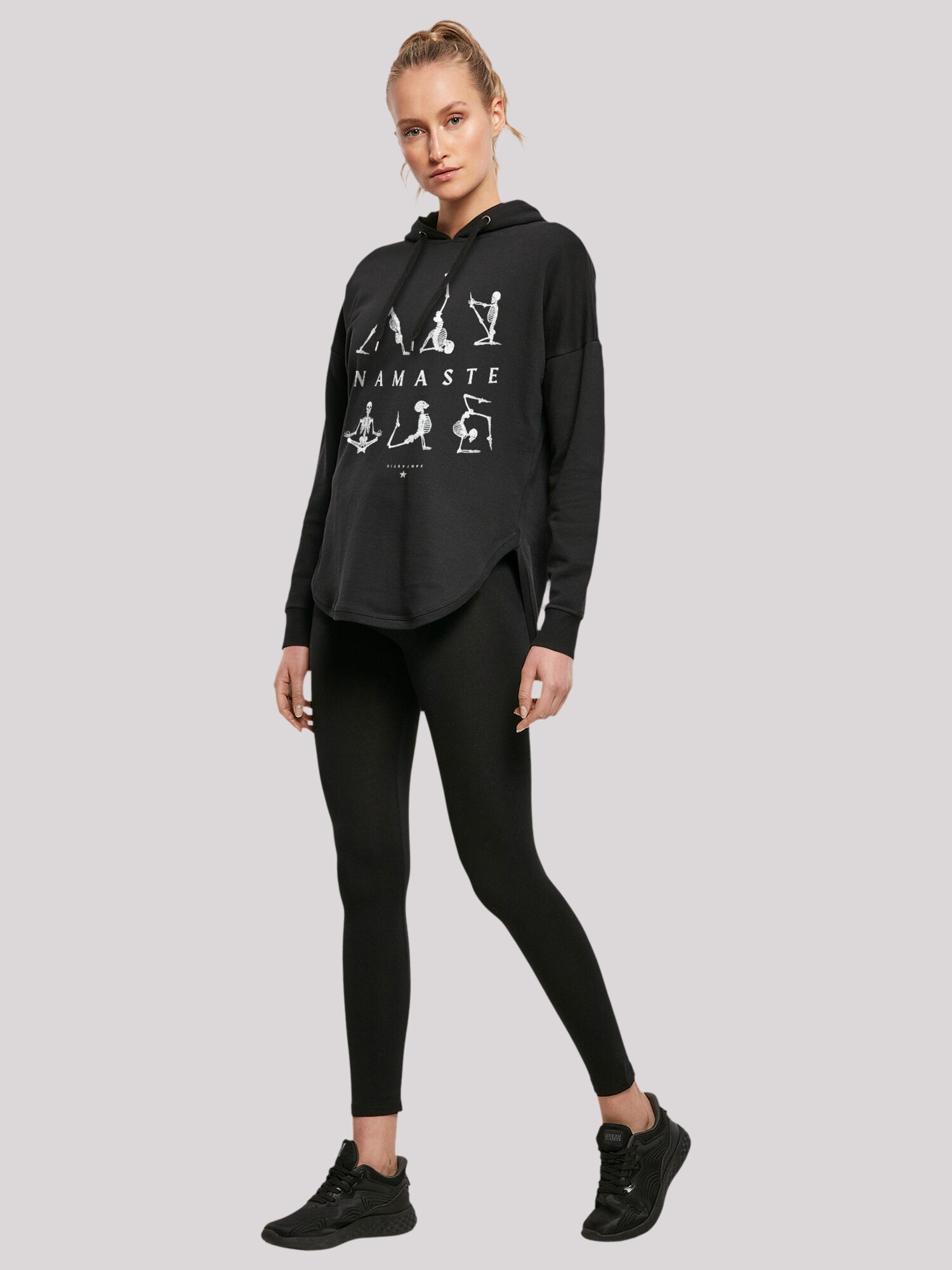 Thumbnail - F4NT4STIC Sweatshirt Namaste Yoga Skelett Halloween