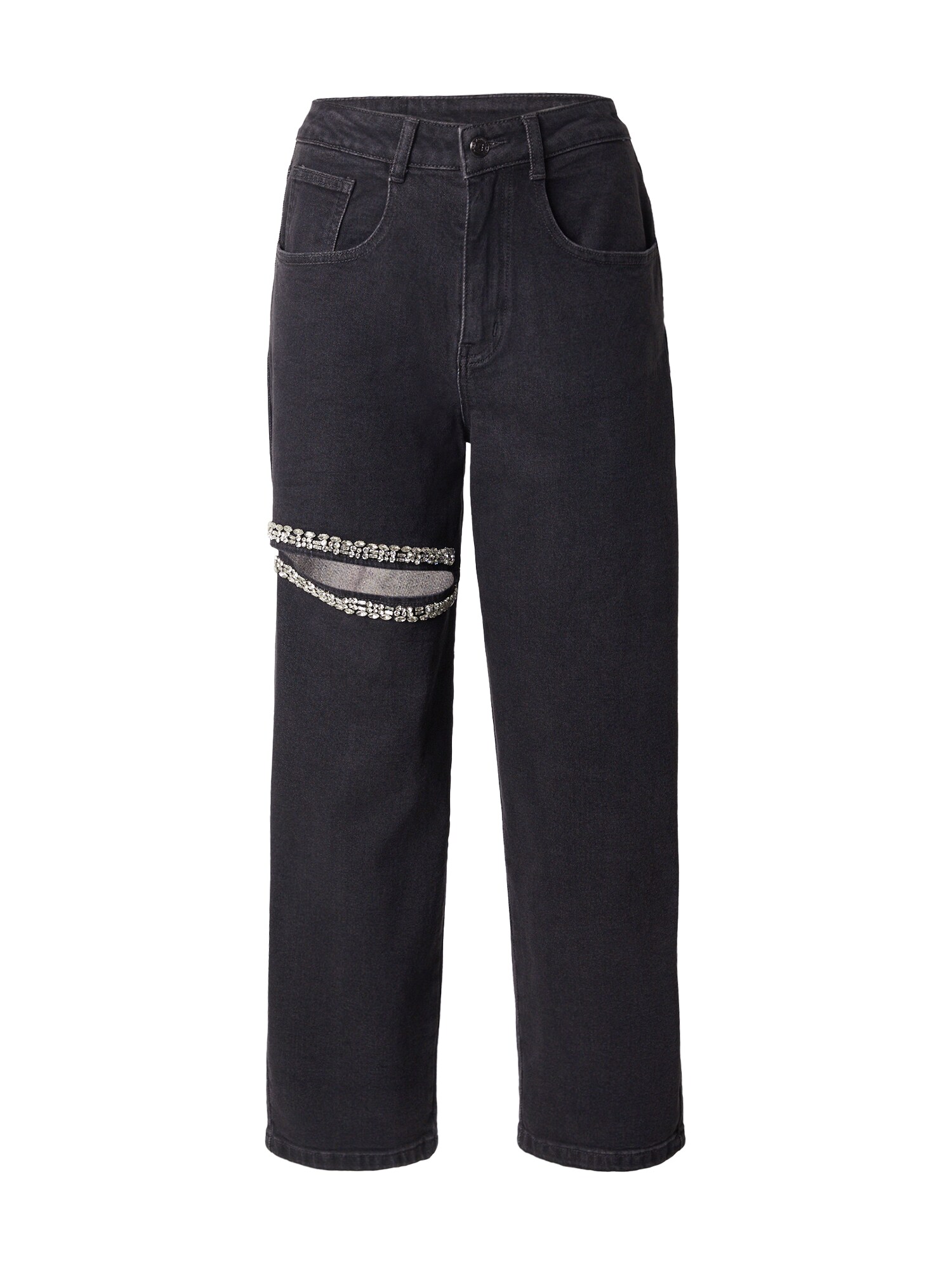 Karo Kauer Džínsy 'Diamond'  čierny denim
