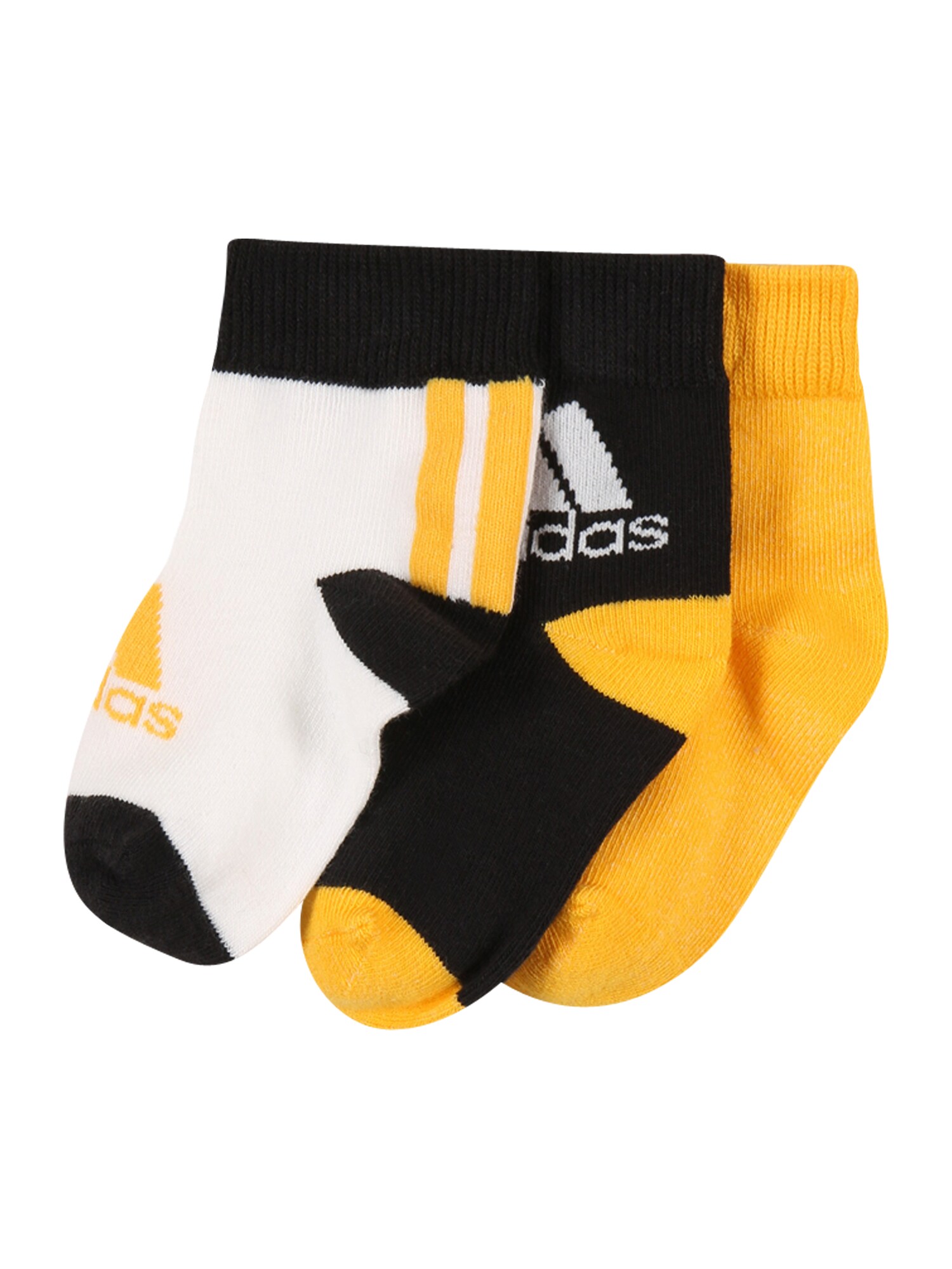 ADIDAS PERFORMANCE Sportinės kojinės  balta / geltona / juoda