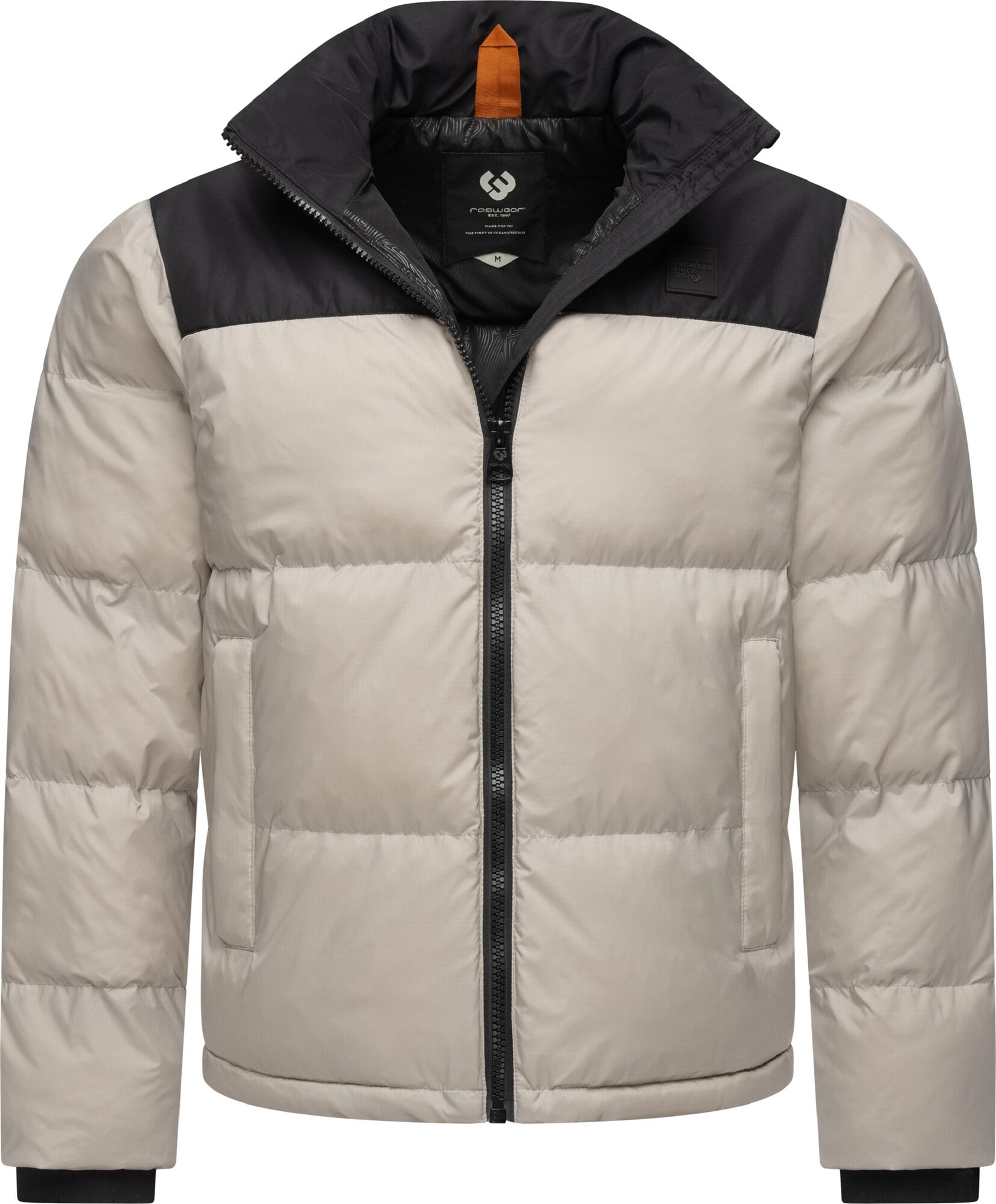 Ragwear Zimná bunda 'Stafen' svetlosivá / čierna (obrázok 4)