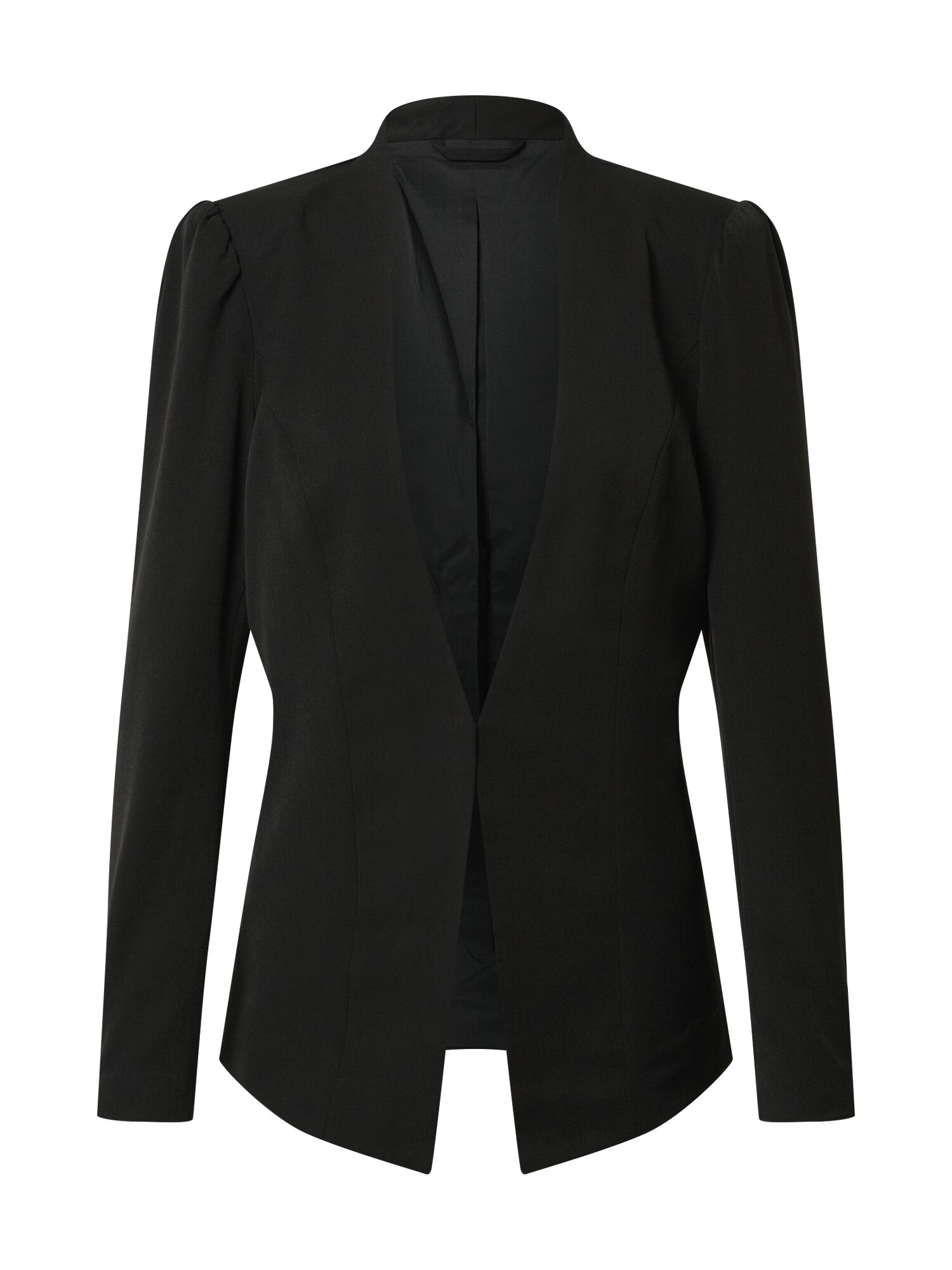 VILA Blazer švarkas 'VIHER SHOULDER DETAIL BLAZER/KA'  juoda