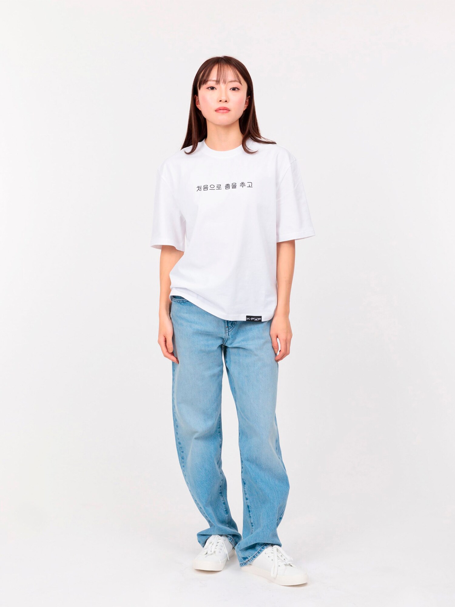 K-pop Camiseta 'Oversize t-shirt'  blanco – imagen 4