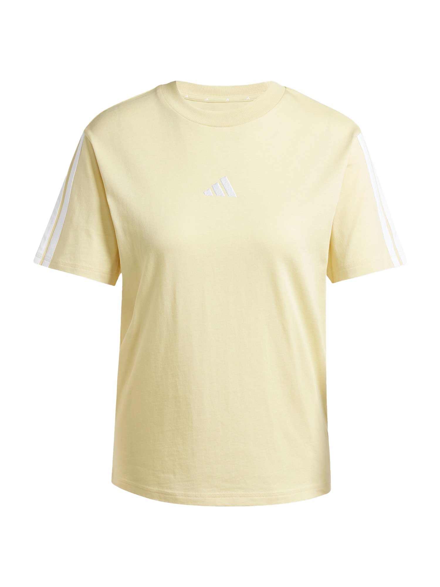 ADIDAS SPORTSWEAR Tricou funcțional  galben deschis / alb