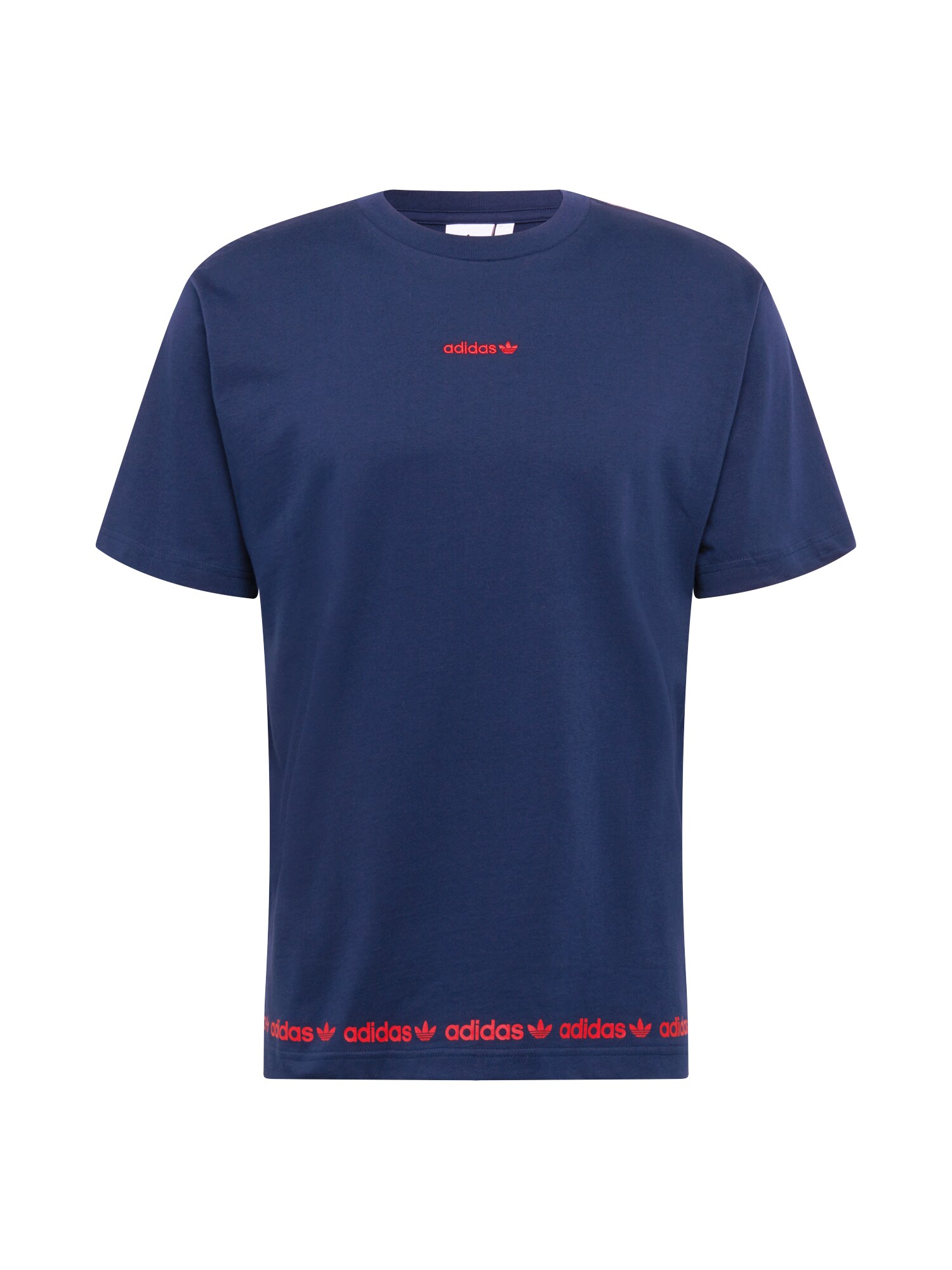 ADIDAS ORIGINALS Marškinėliai  tamsiai mėlyna / raudona