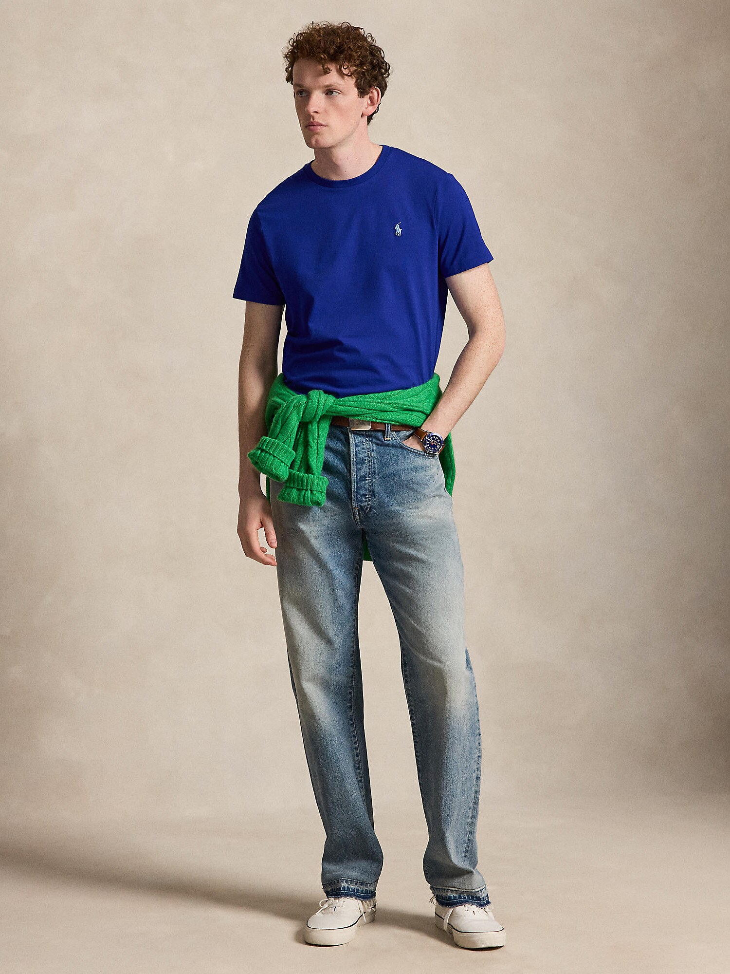 Polo Ralph Lauren Camiseta azul real / azul claro – imagen 4
