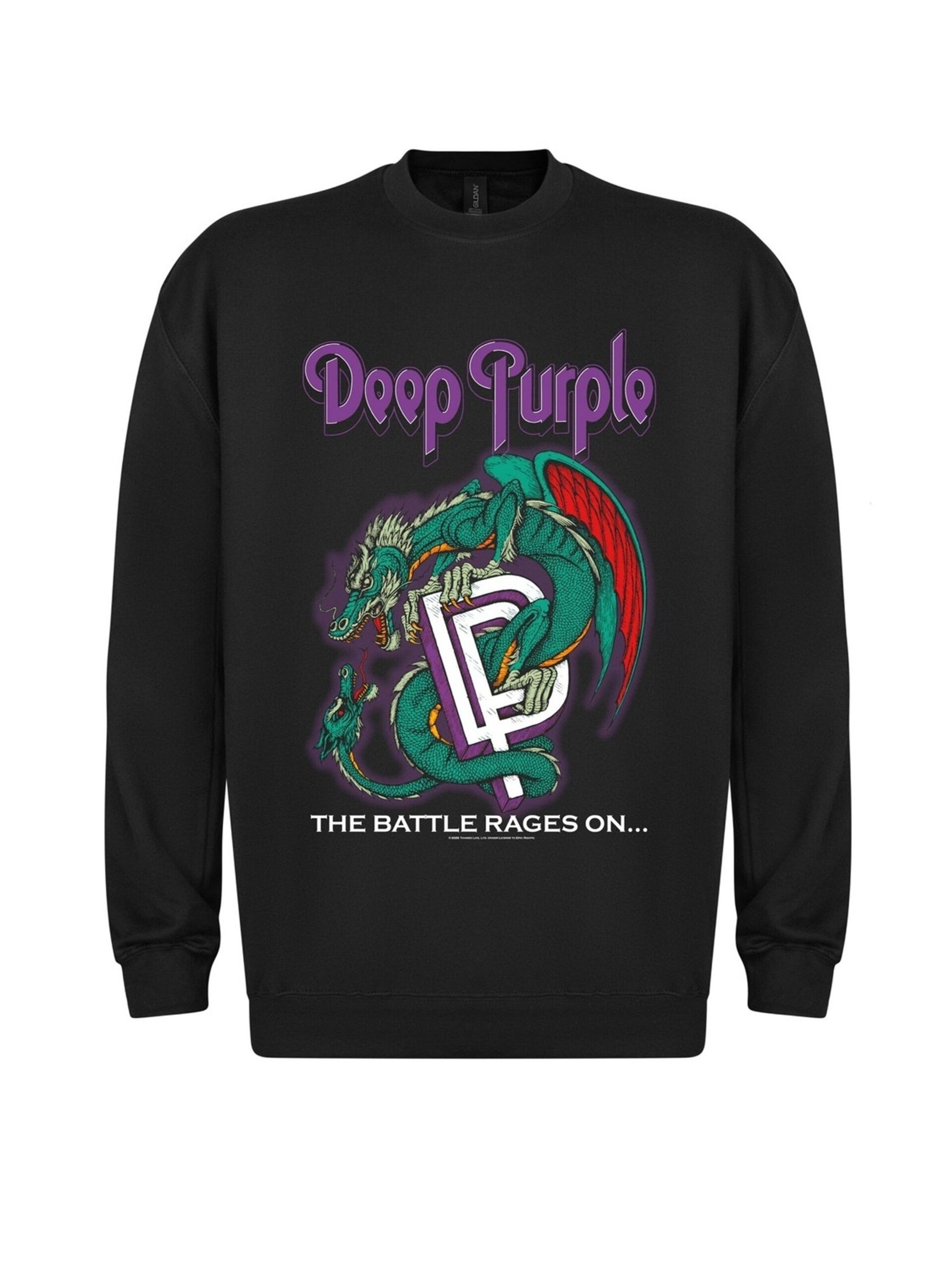 Rockshirts Sweatshirt 'Deep Purple Deep Purple-Battle Rages on Album Sweatshirt Sweatshirt' herr