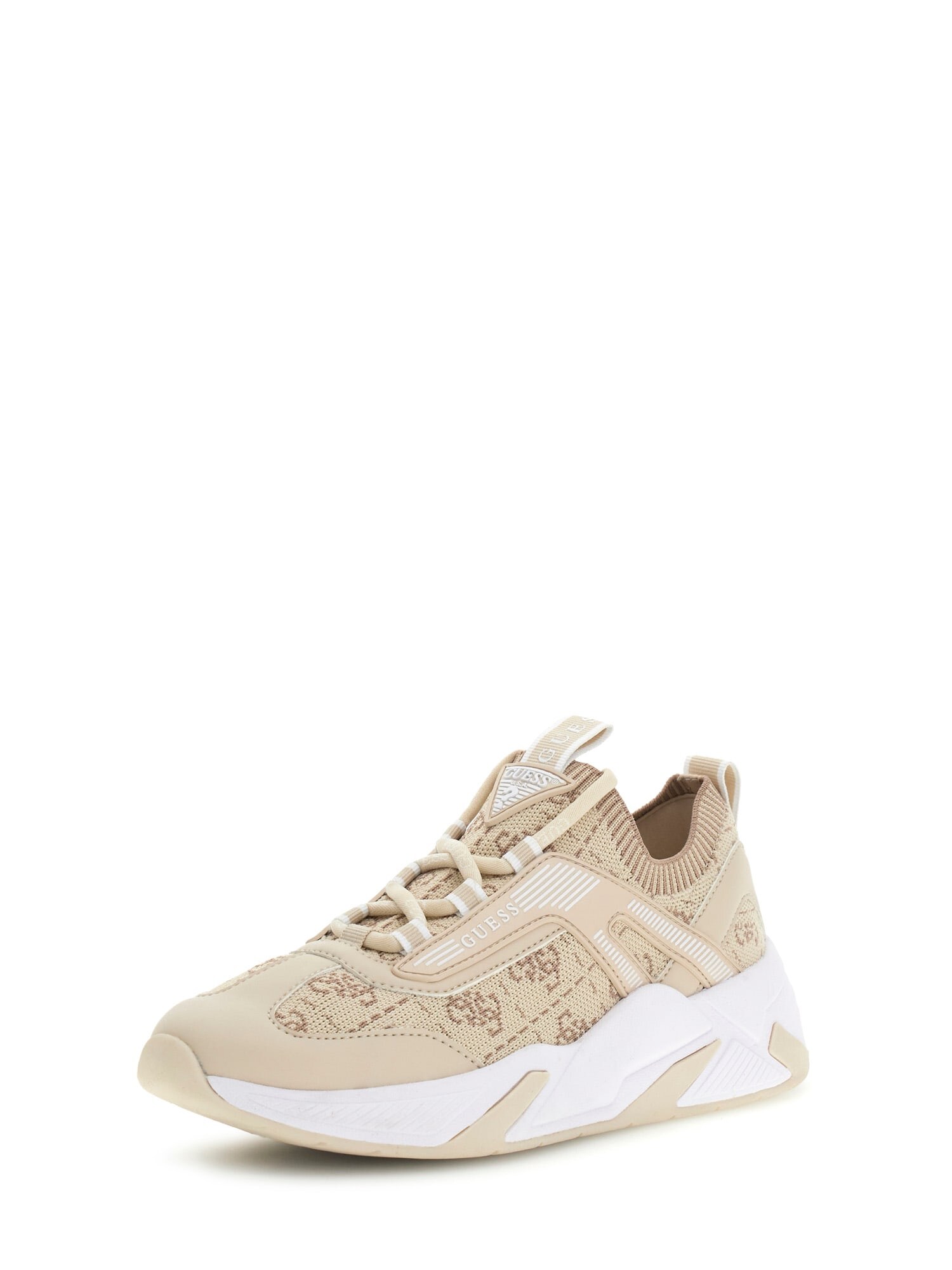 GUESS Sneaker low GENGA  bej / maro / alb