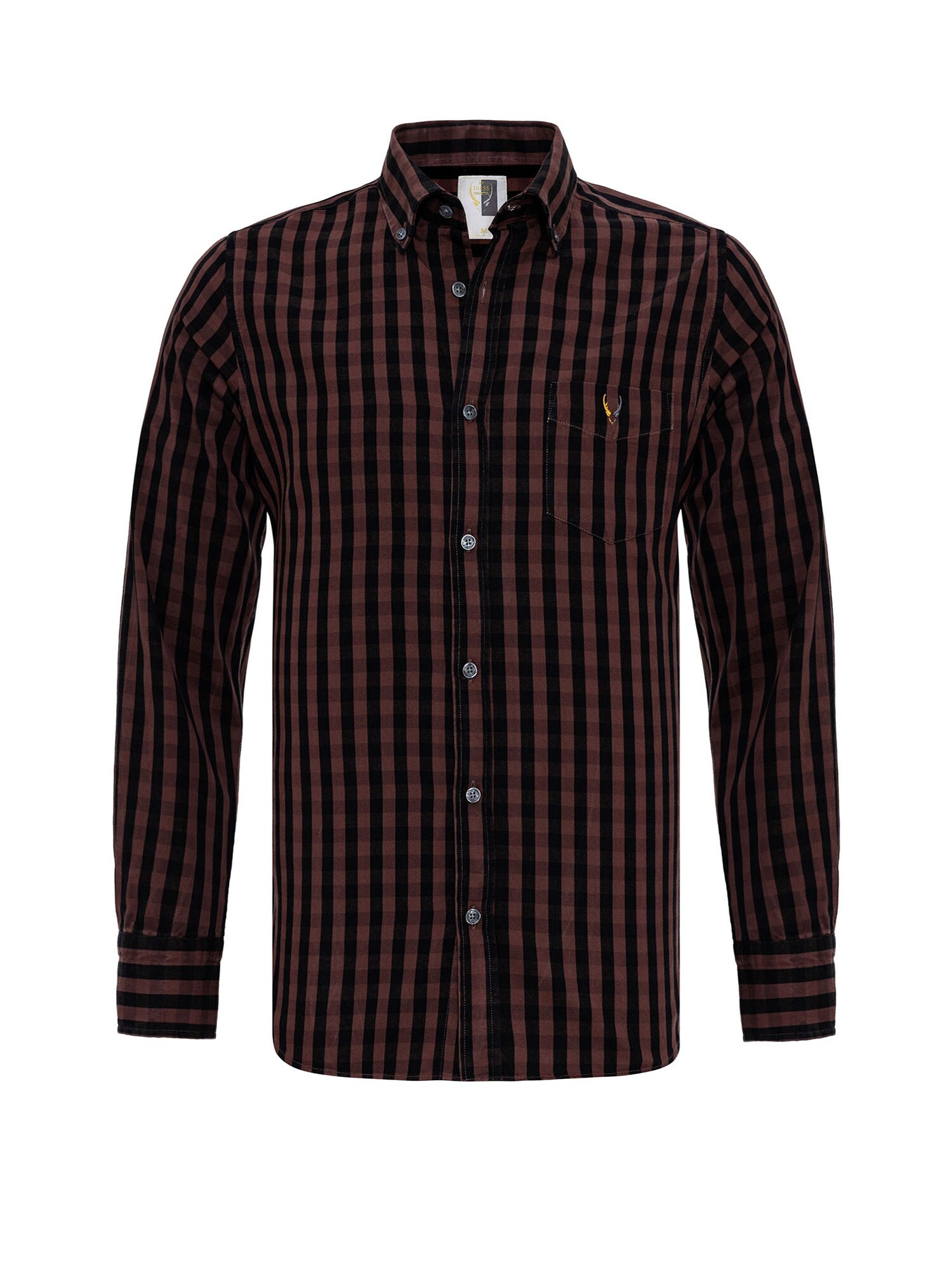 By Diess Collection Cămașă  maro / negru