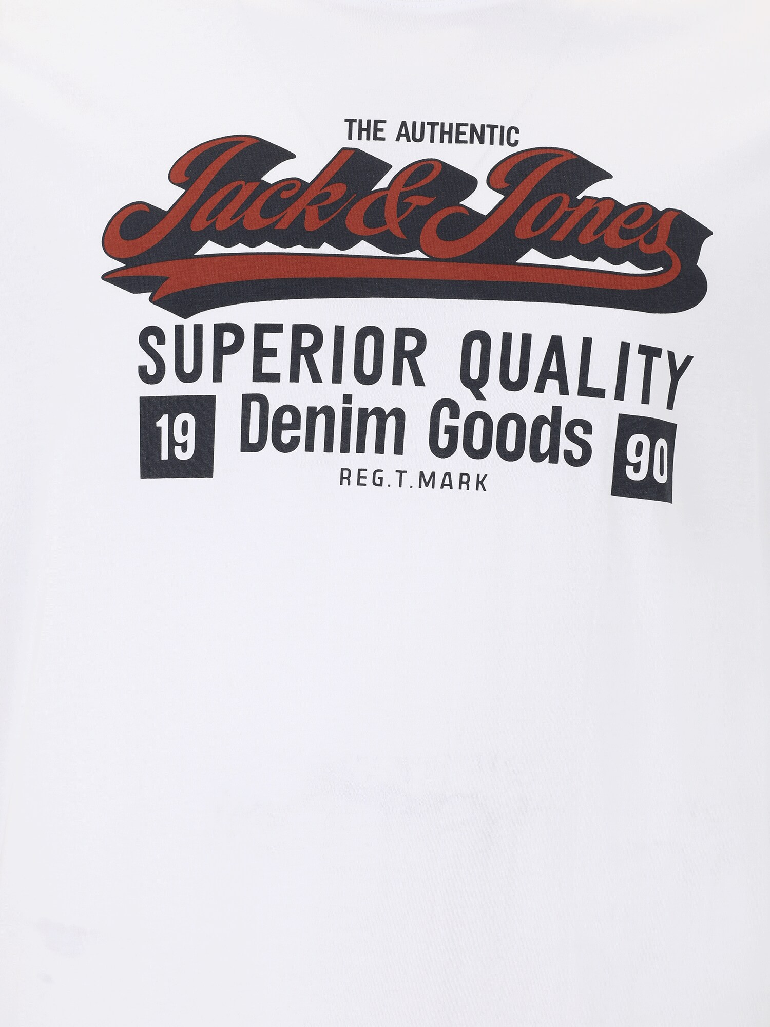 Jack & Jones Plus Póló  sötétvörös / fekete / fehér termék 2. képe