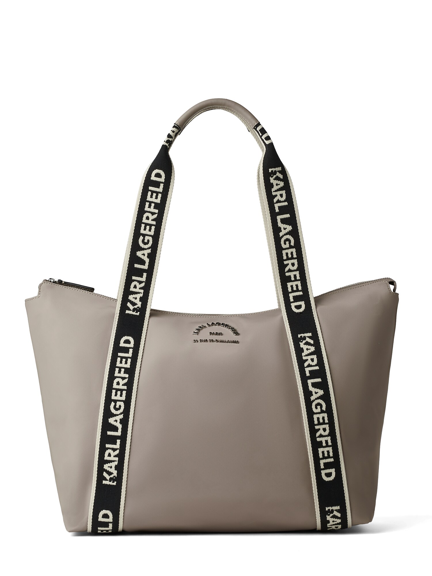 Karl Lagerfeld Shopper  nebielená / kamenná / čierna