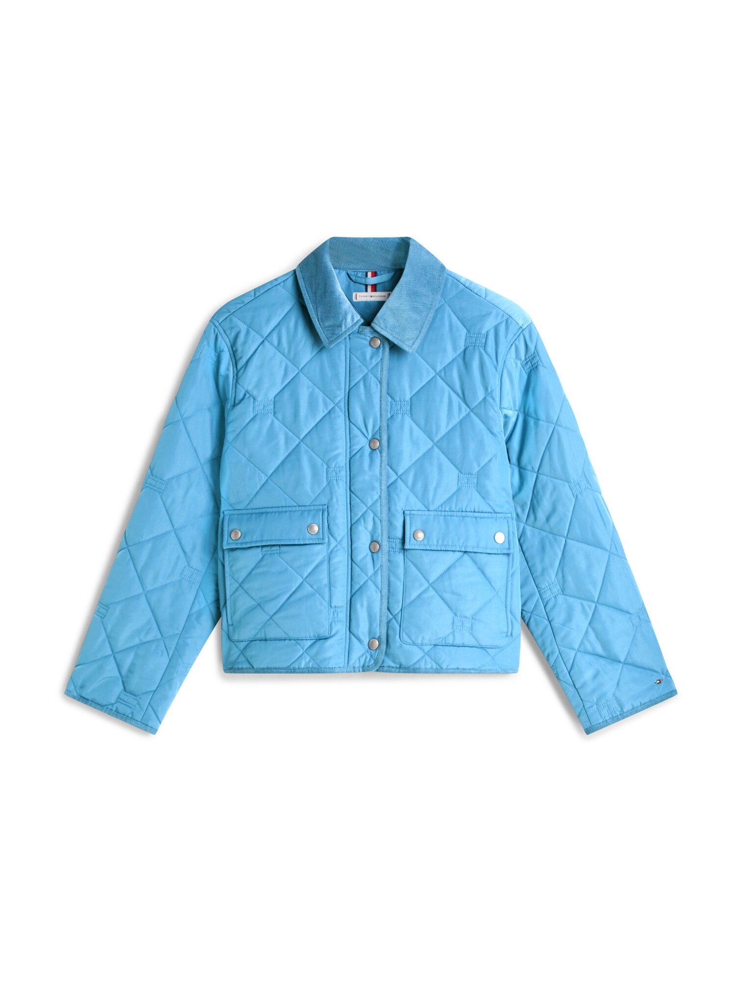 TOMMY HILFIGER Geacă de primăvară-toamnă  albastru aqua