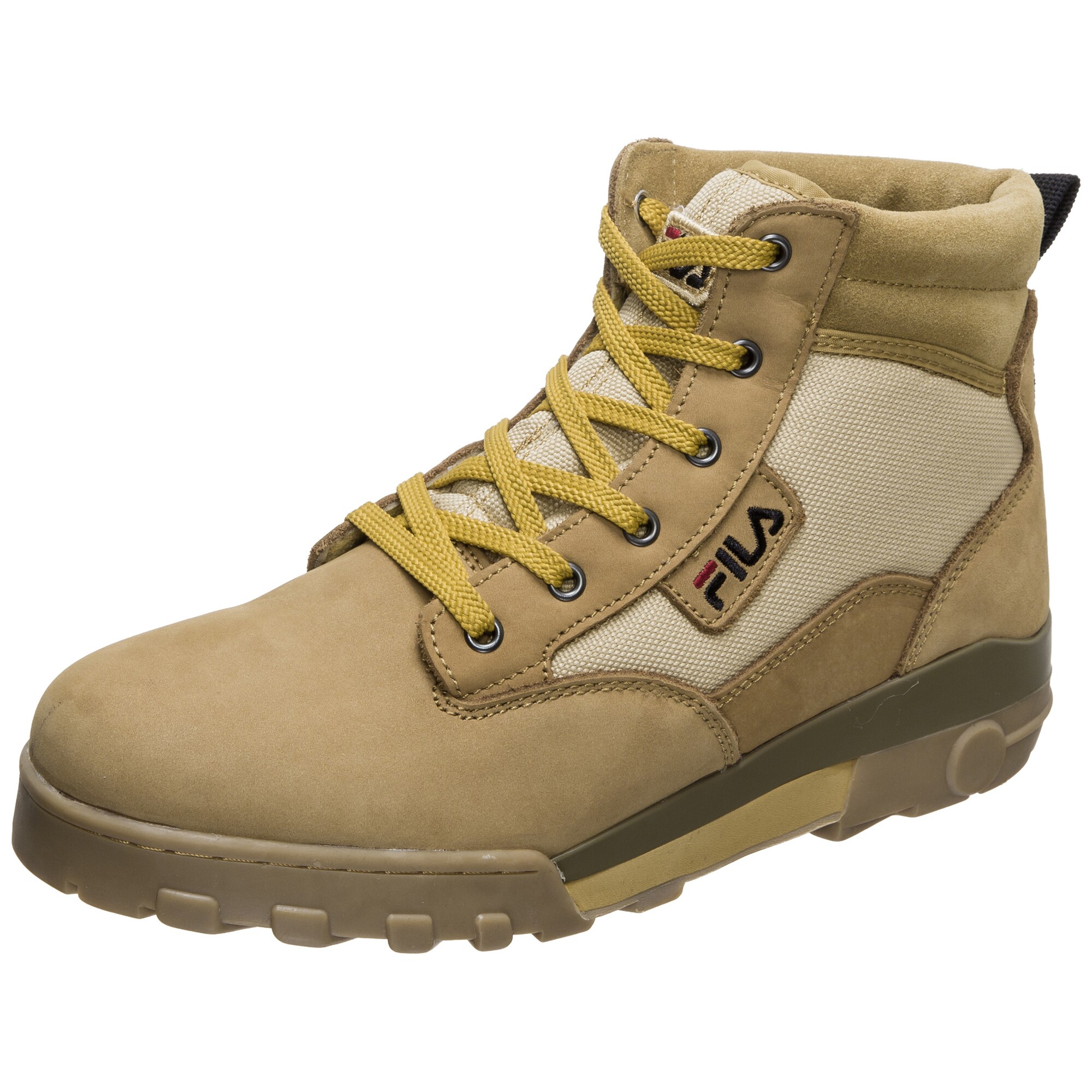FILA Suvarstomieji batai 'Grunge II Mid'  ruda / smėlio
