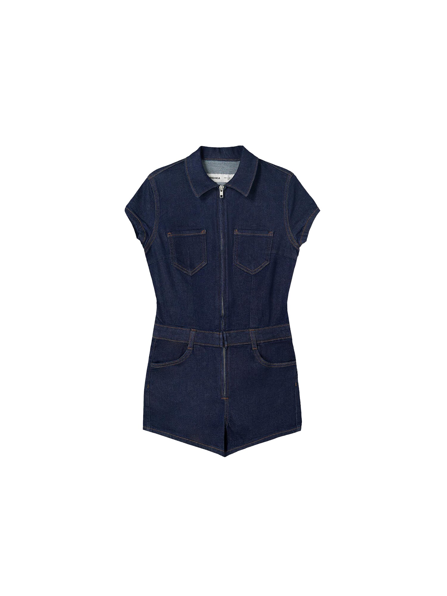 Bershka Salopeta  bleumarin
