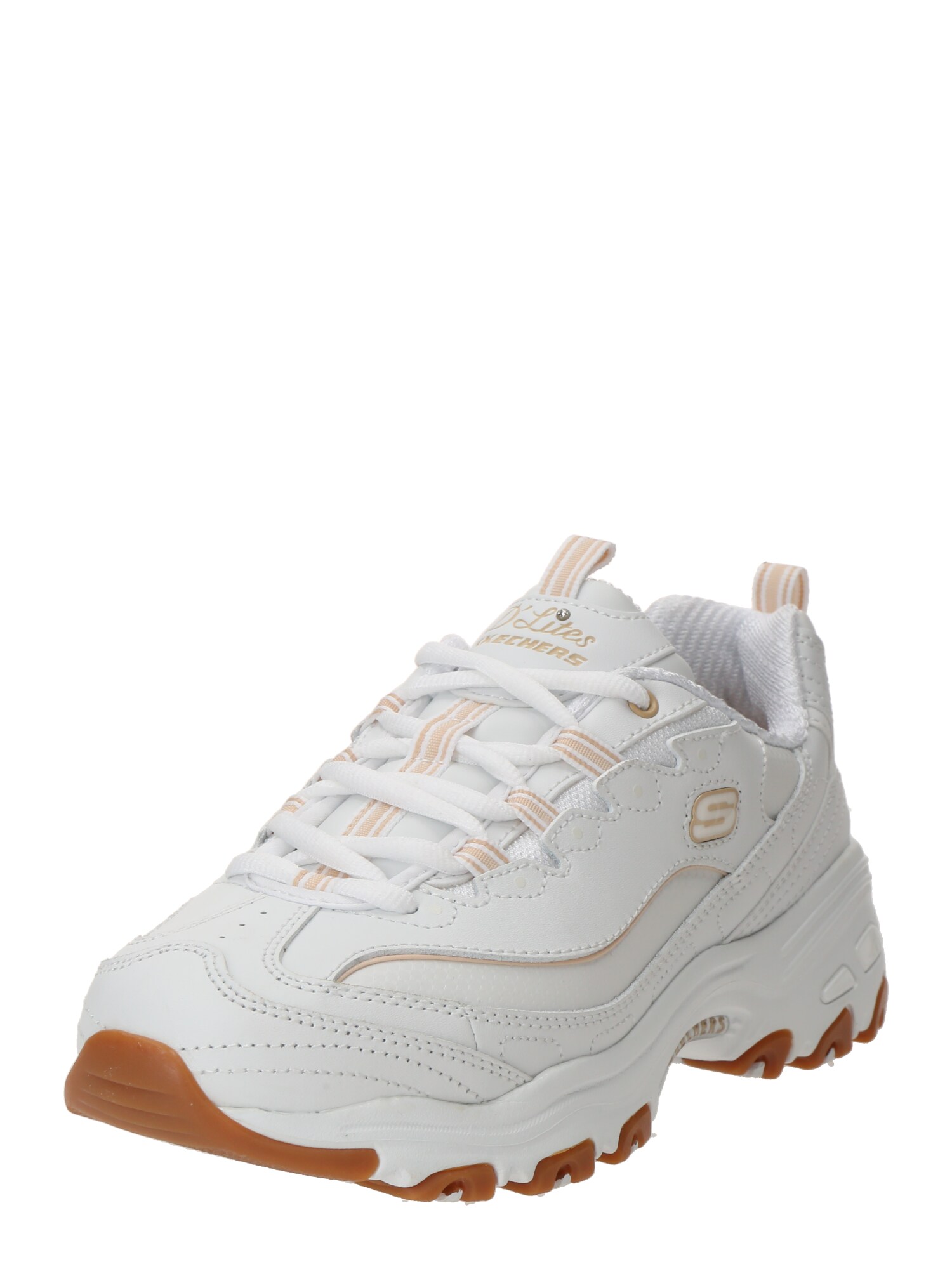 SKECHERS Sneaker low D LITES-GOOD NEUTRAL  maro cămilă / alb