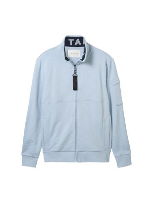 Tom Tailor Sweatvest Blauw / Nachtblauw / Zwart