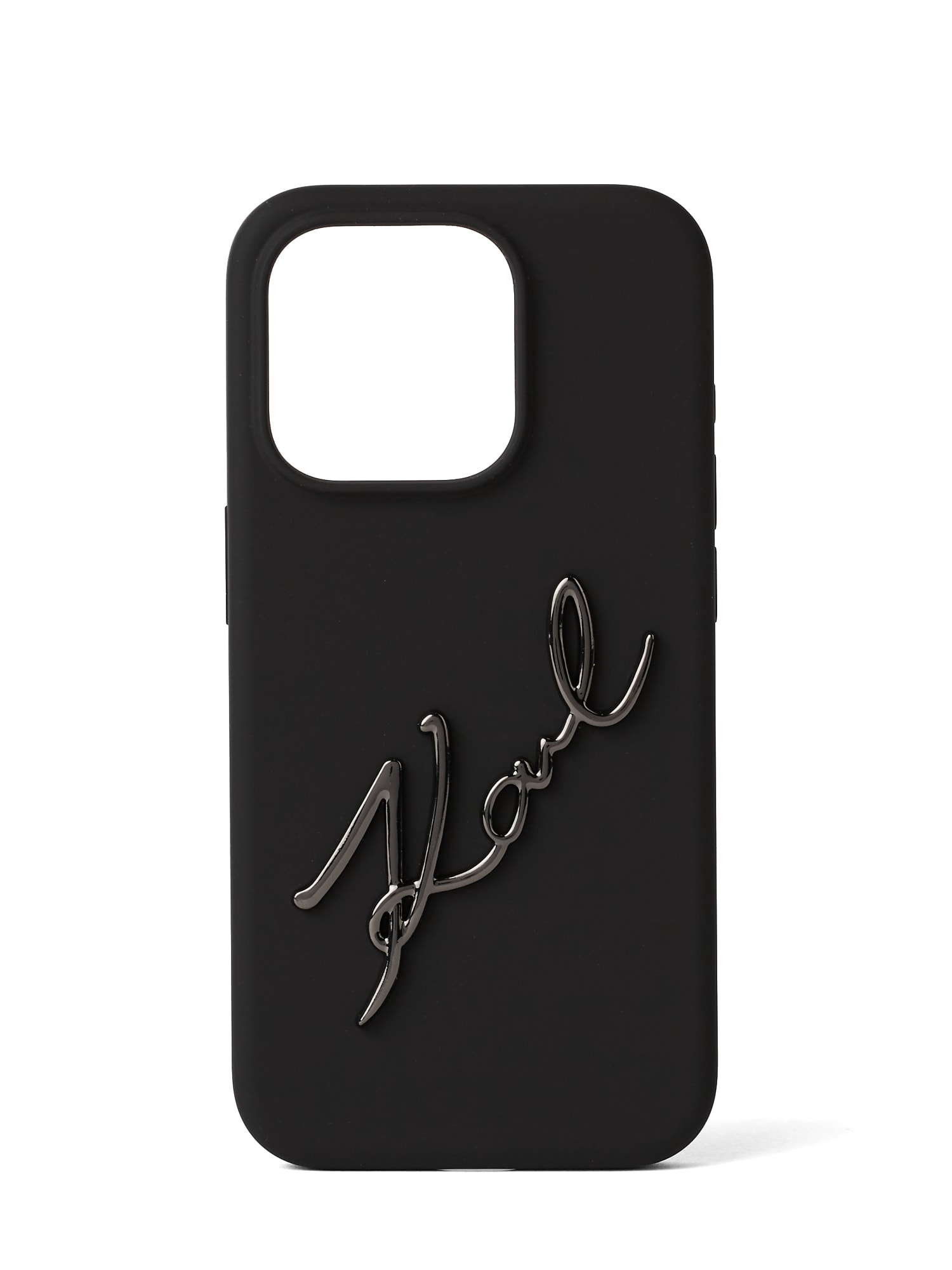 Karl Lagerfeld Išmaniojo telefono dėklas 'iPhone 15 Pro' juoda