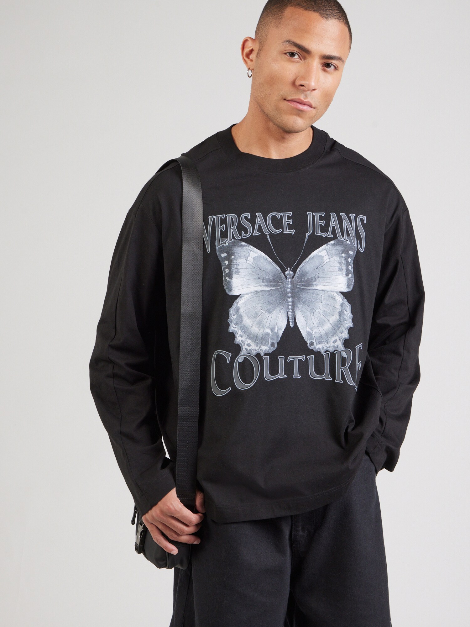 Versace Jeans Couture Camiseta  gris / gris basalto / gris claro / negro – imagen 4